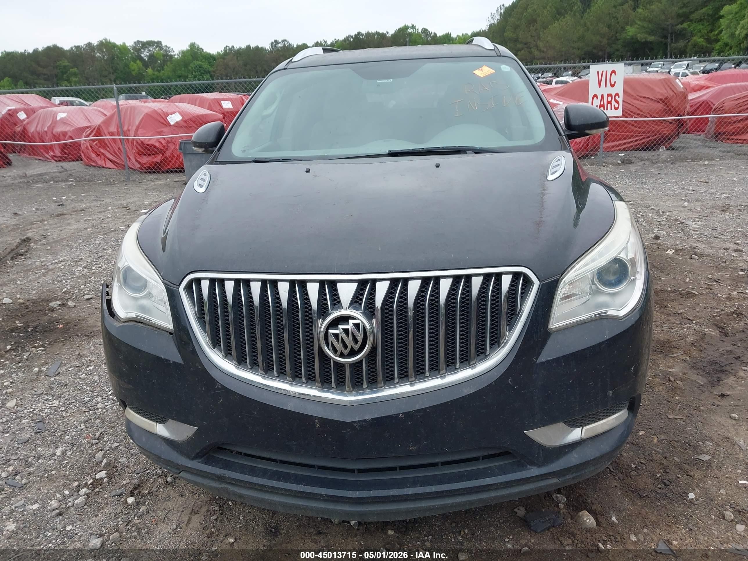 2014 Buick Enclave Leather Black vin: 5GAKRBKD0EJ145455