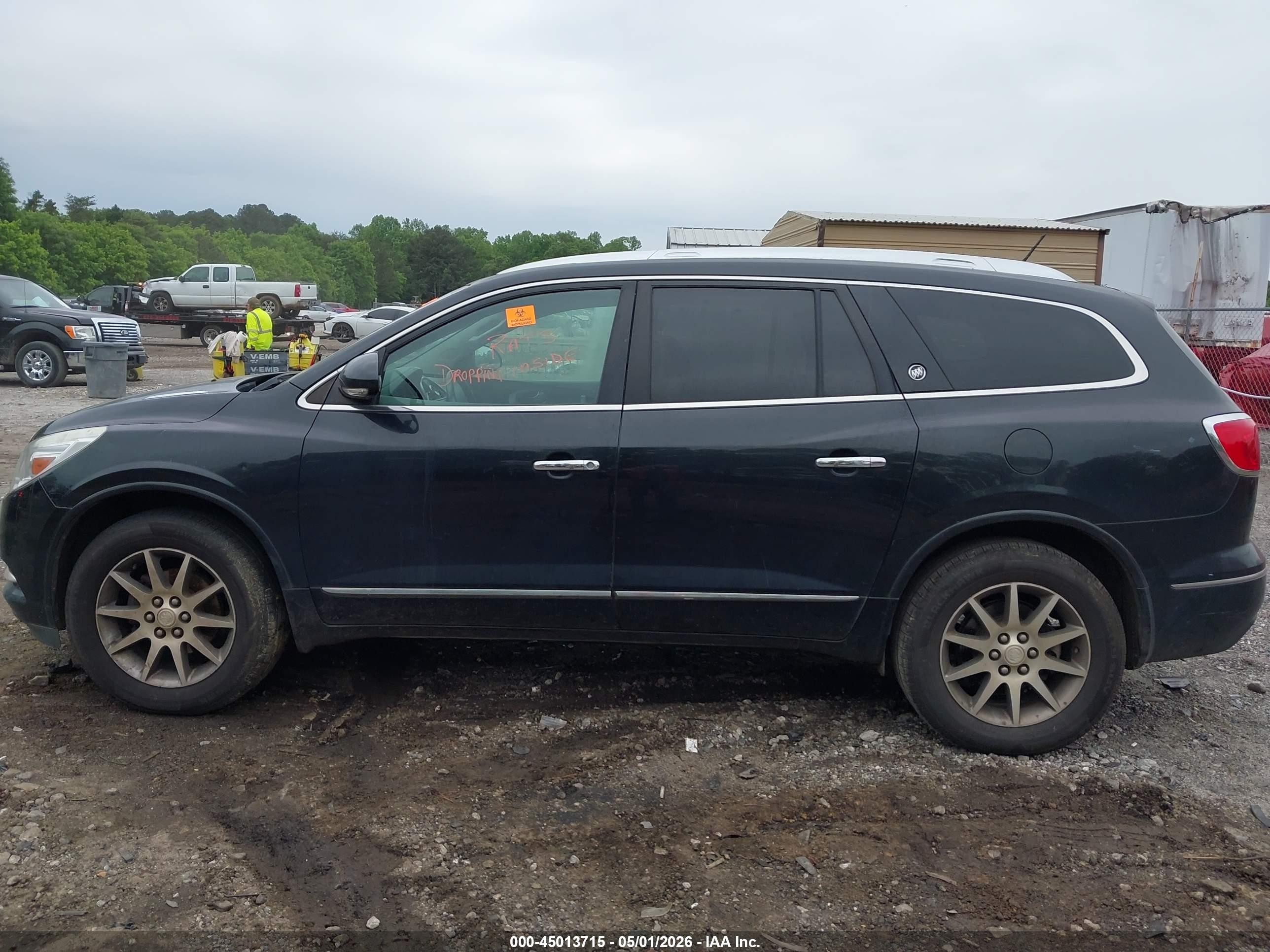2014 Buick Enclave Leather Black vin: 5GAKRBKD0EJ145455