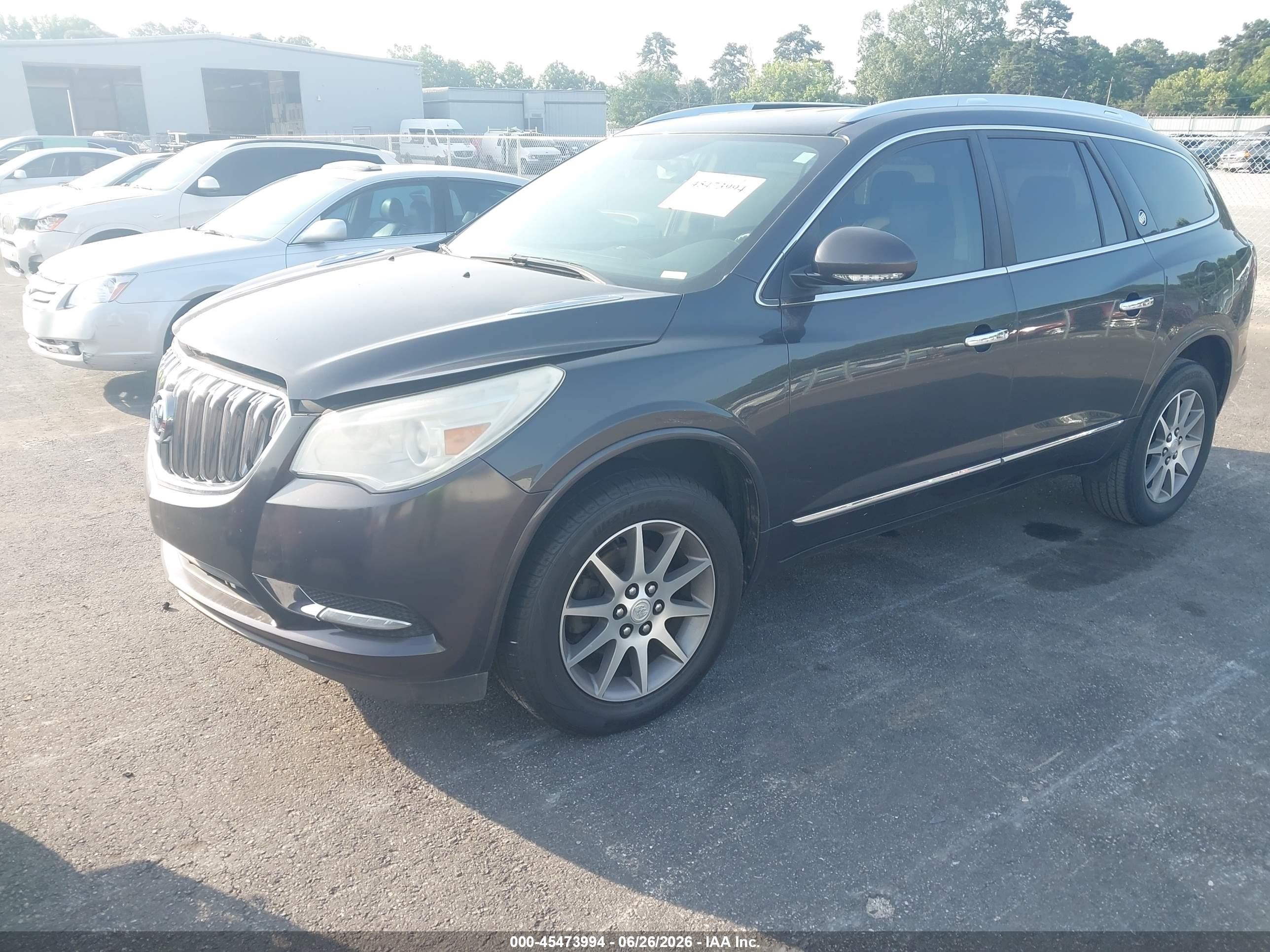 2014 Buick Enclave Leather Gray vin: 5GAKRBKD0EJ210837