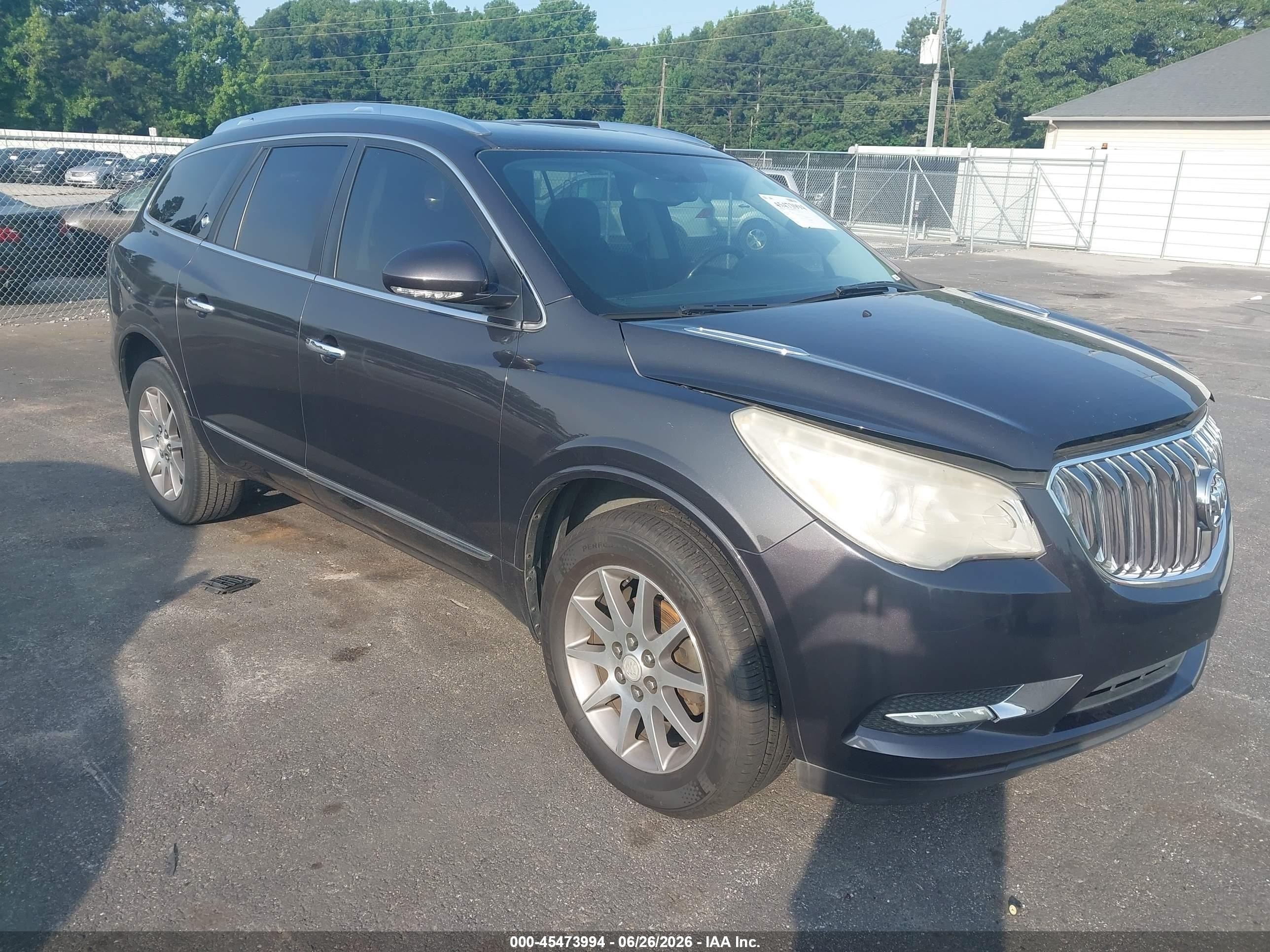 2014 Buick Enclave Leather Gray vin: 5GAKRBKD0EJ210837