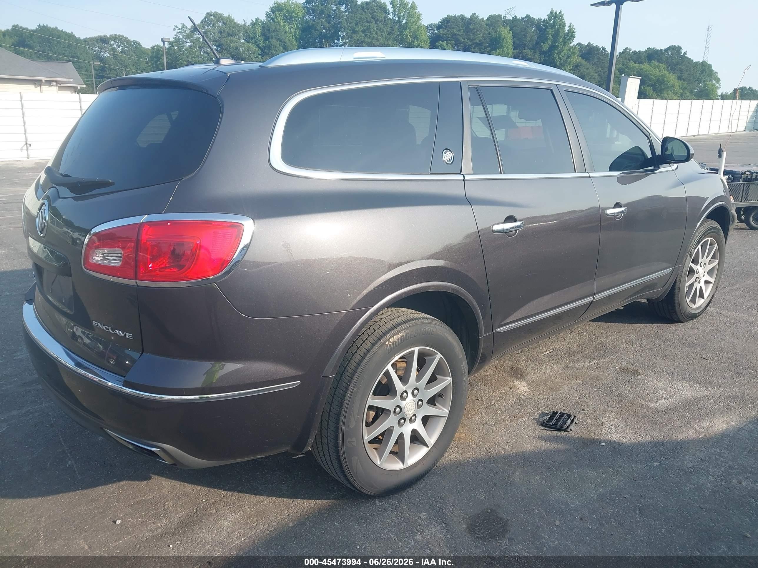 2014 Buick Enclave Leather Gray vin: 5GAKRBKD0EJ210837