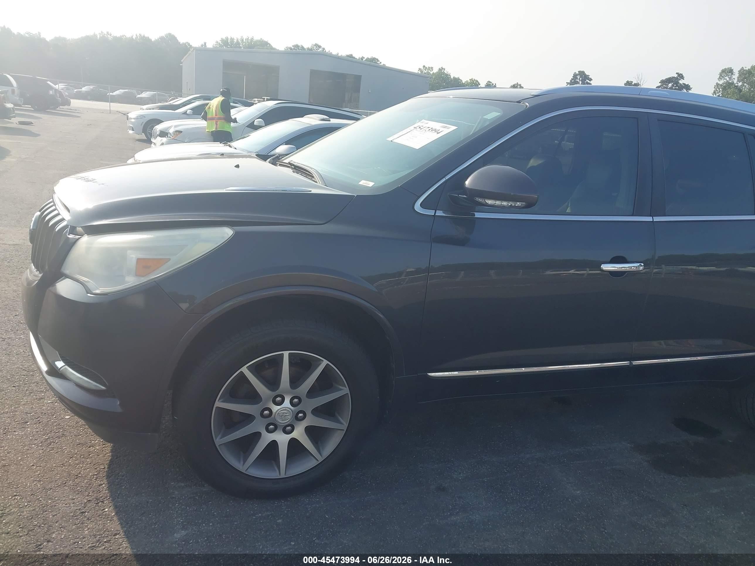 2014 Buick Enclave Leather Gray vin: 5GAKRBKD0EJ210837