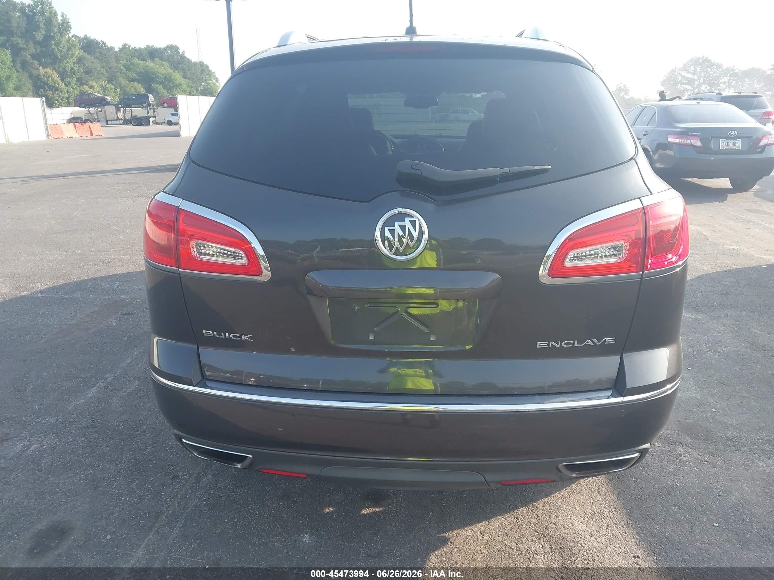 2014 Buick Enclave Leather Gray vin: 5GAKRBKD0EJ210837