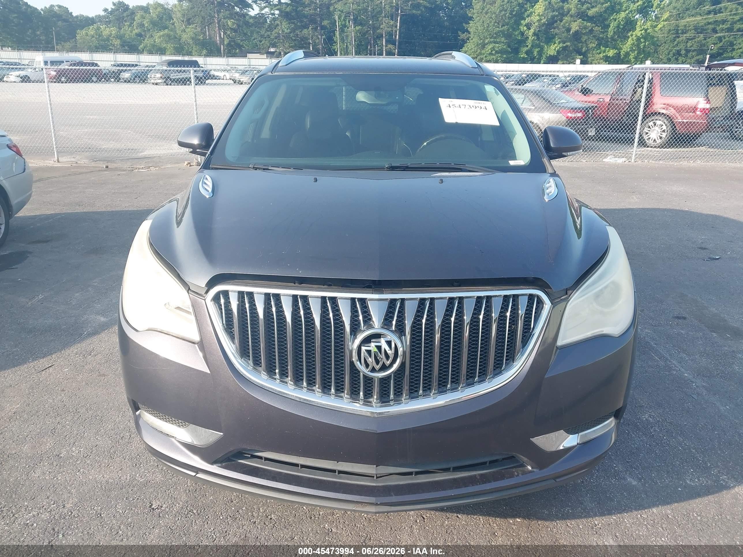 2014 Buick Enclave Leather Gray vin: 5GAKRBKD0EJ210837