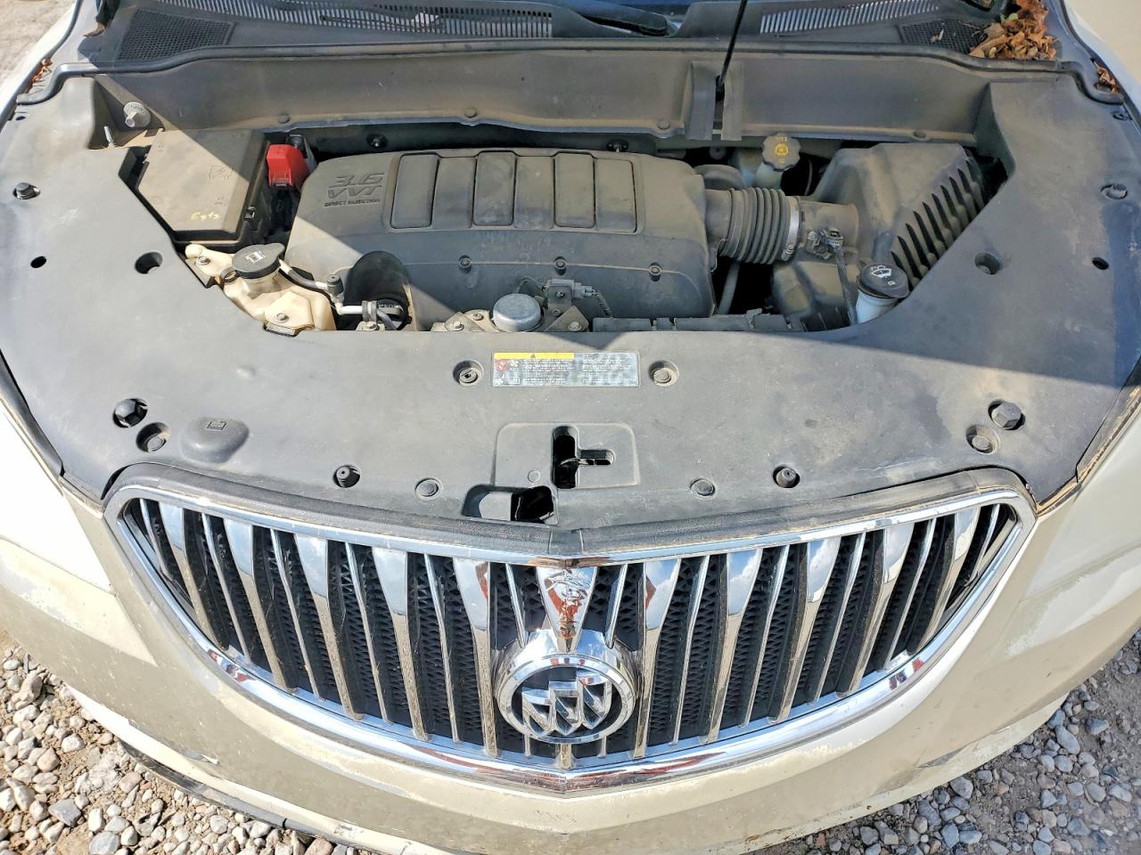 2014 Buick Enclave Cream vin: 5GAKRBKD0EJ219442