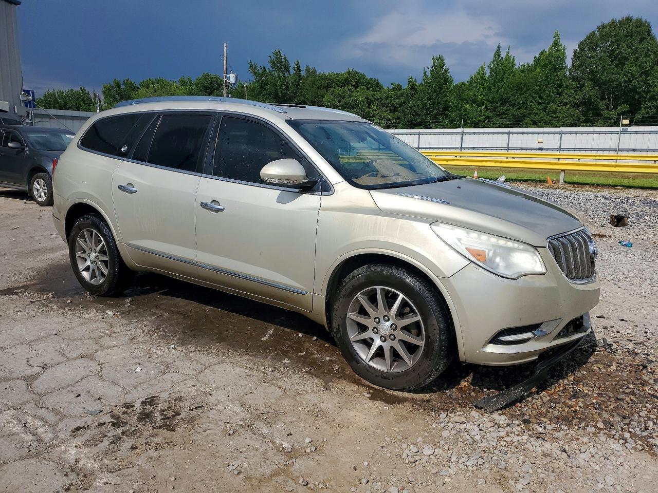 2014 Buick Enclave Cream vin: 5GAKRBKD0EJ219442