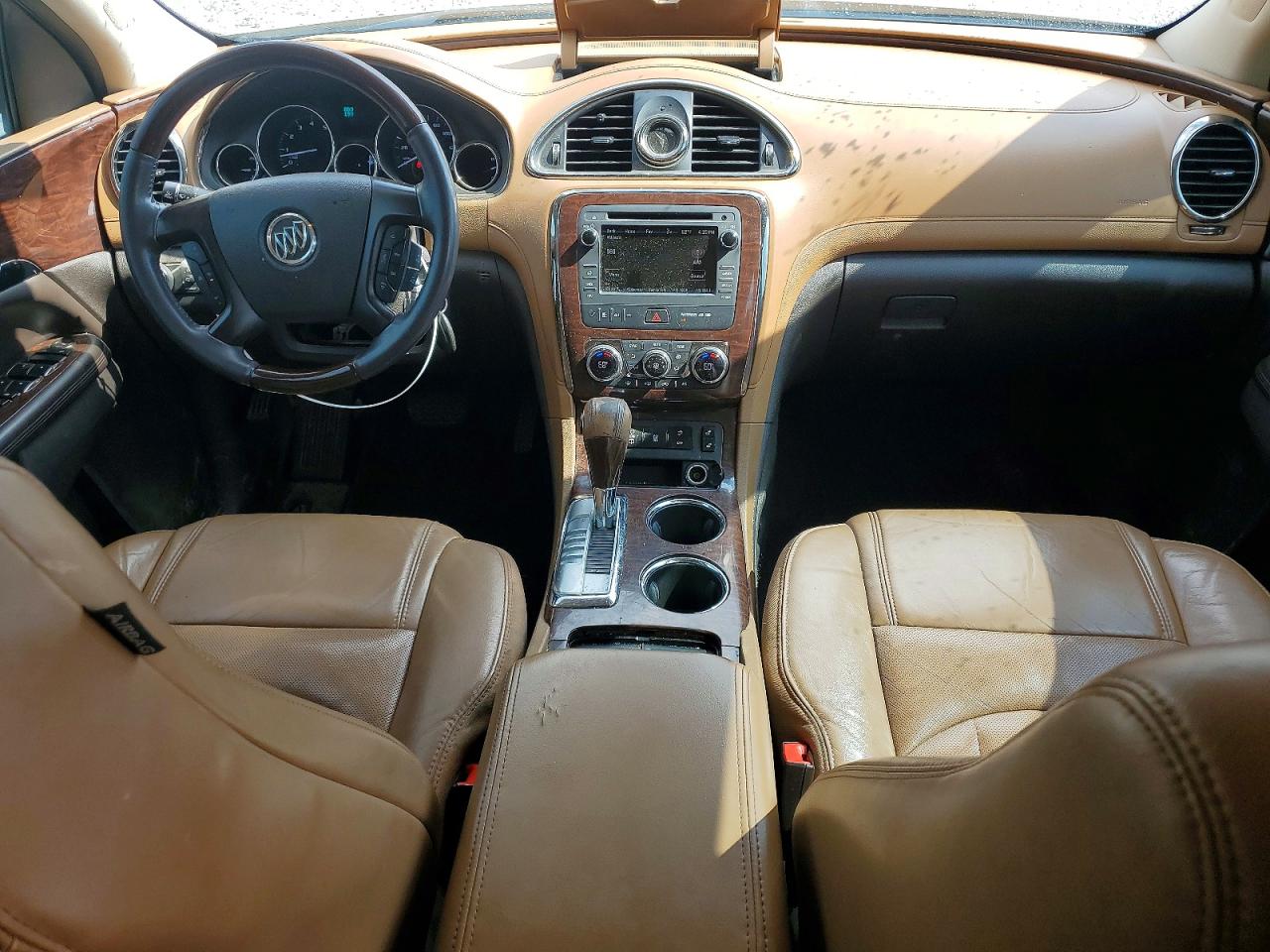 2014 Buick Enclave Cream vin: 5GAKRBKD0EJ219442