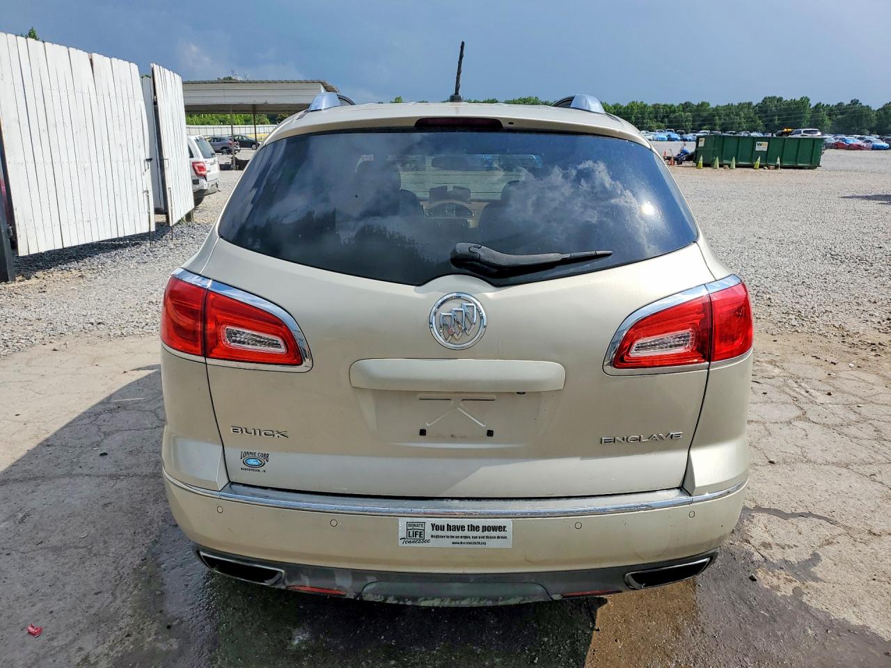 2014 Buick Enclave Cream vin: 5GAKRBKD0EJ219442