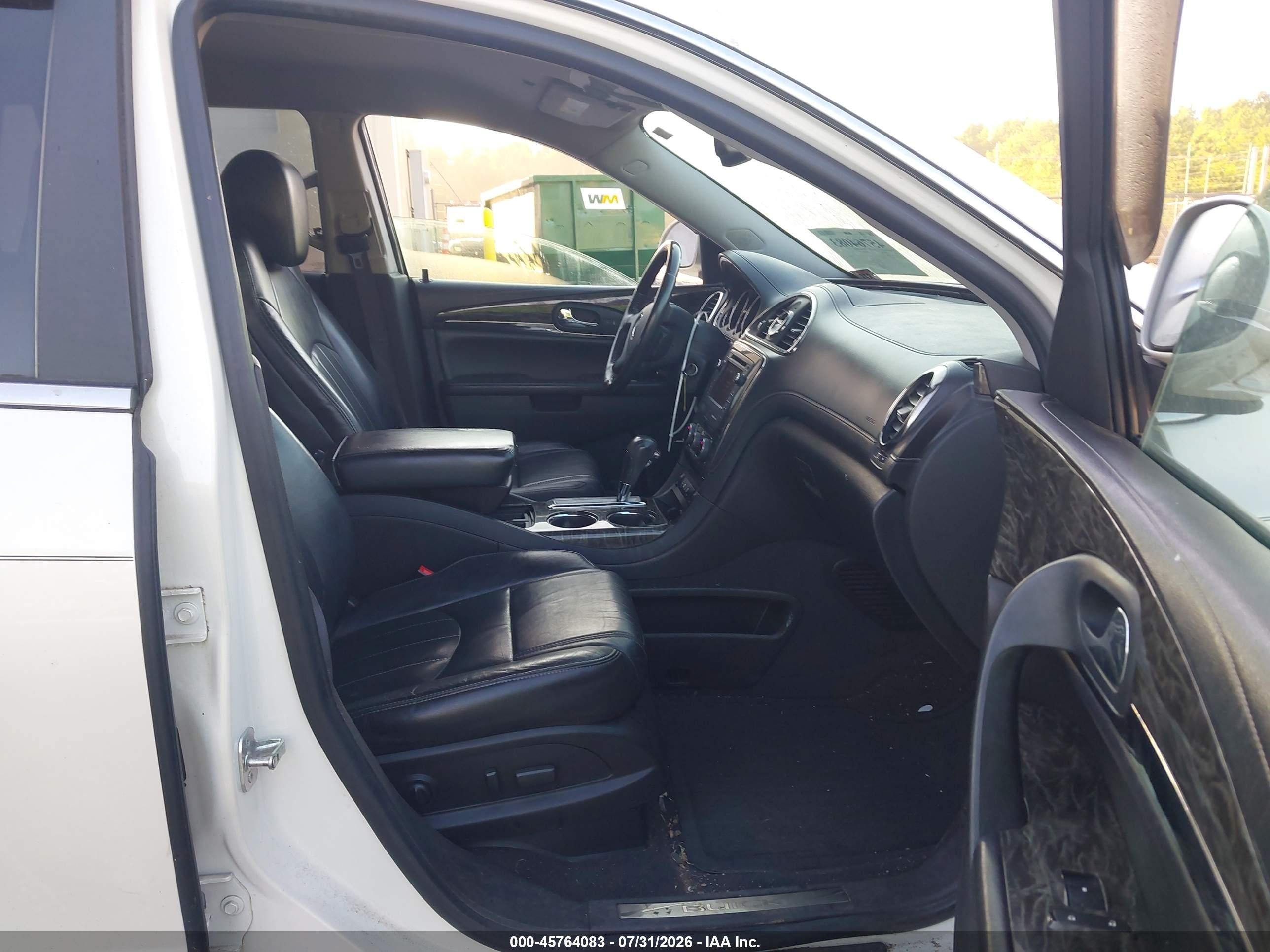 2014 Buick Enclave Leather White vin: 5GAKRBKD0EJ278152