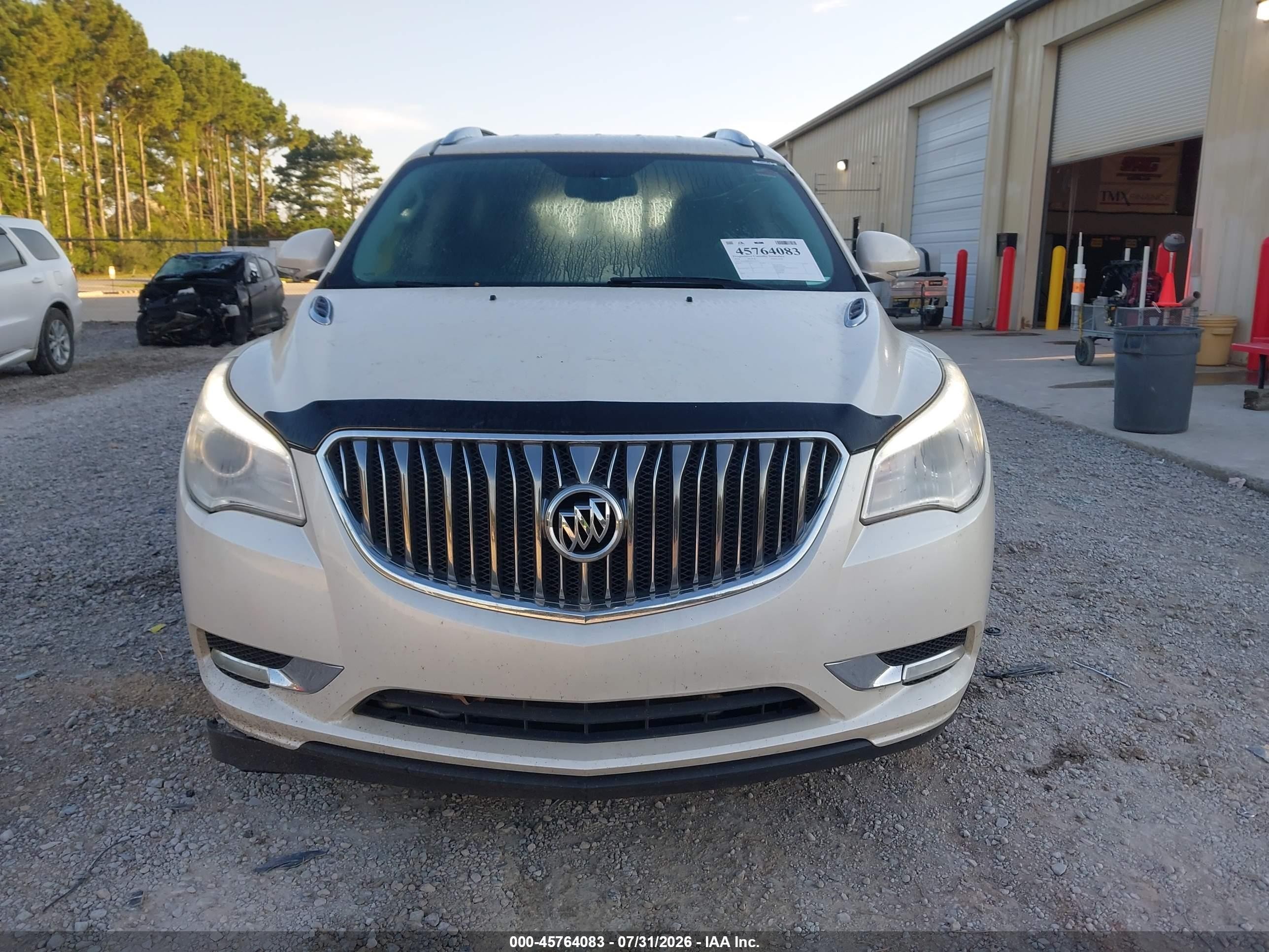 2014 Buick Enclave Leather White vin: 5GAKRBKD0EJ278152