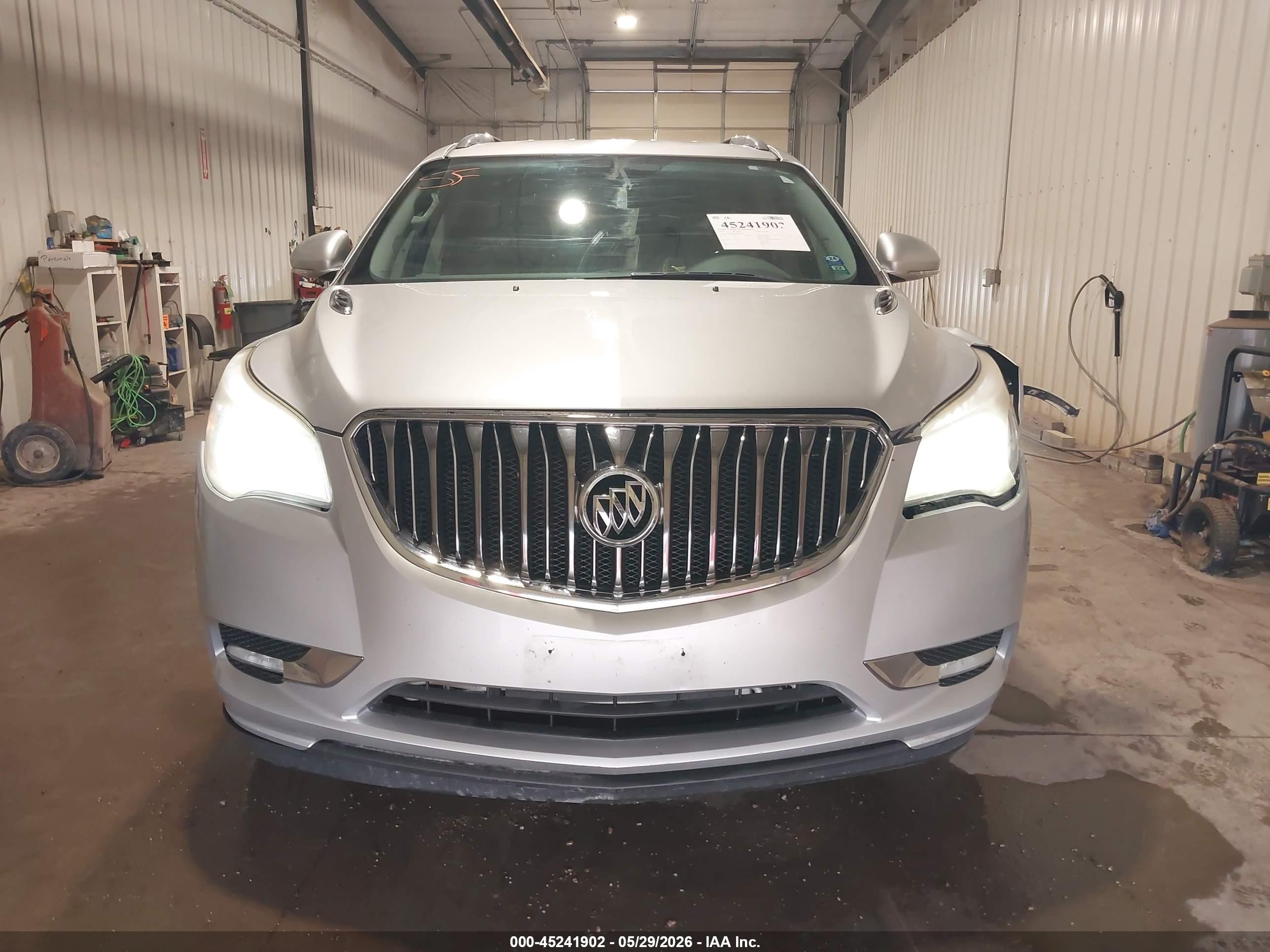 2014 Buick Enclave Leather Silver vin: 5GAKRBKD0EJ281942