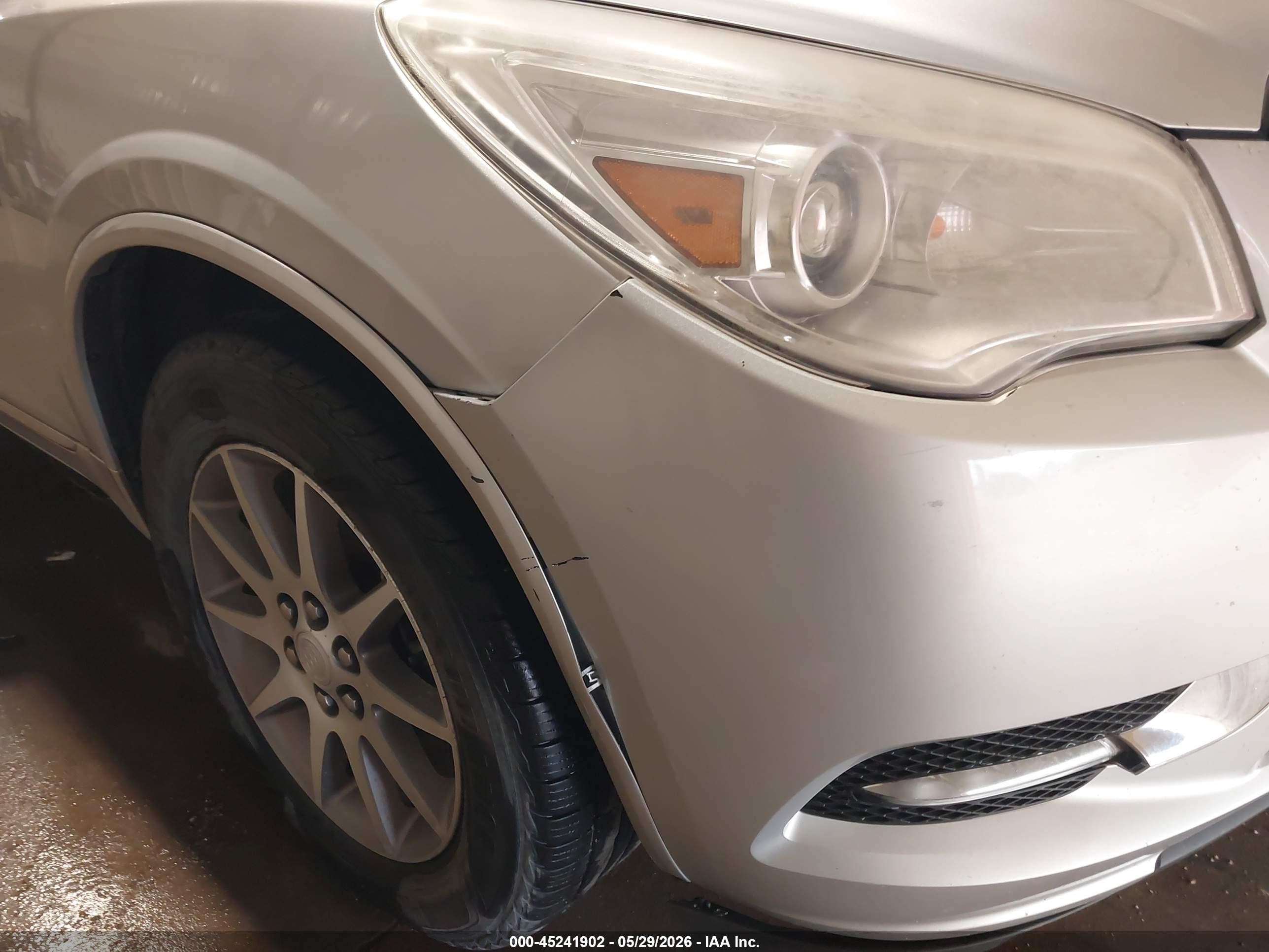 2014 Buick Enclave Leather Silver vin: 5GAKRBKD0EJ281942