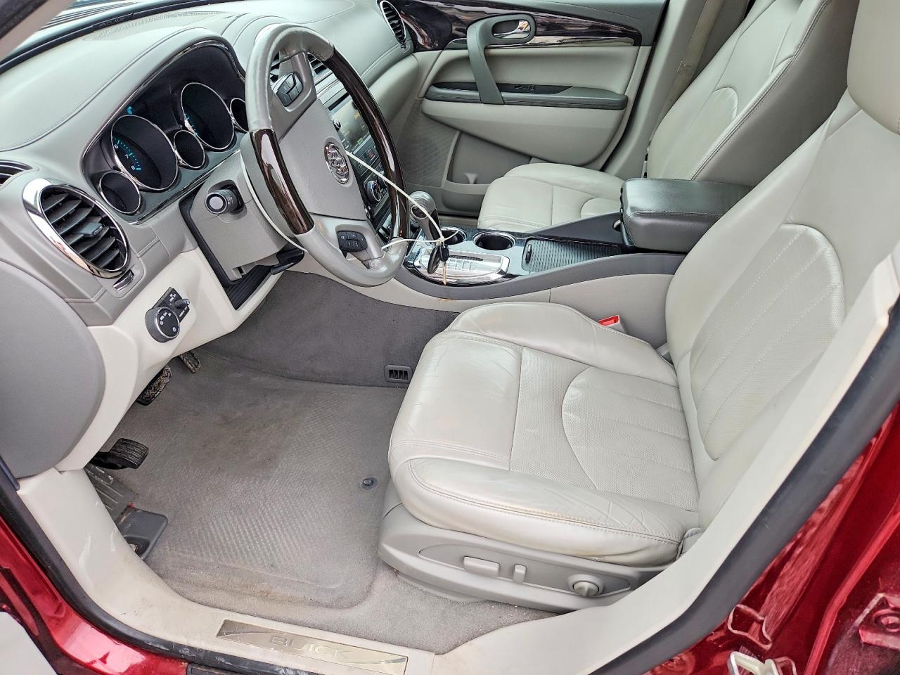 2015 Buick Enclave Maroon vin: 5GAKRBKD0FJ146557