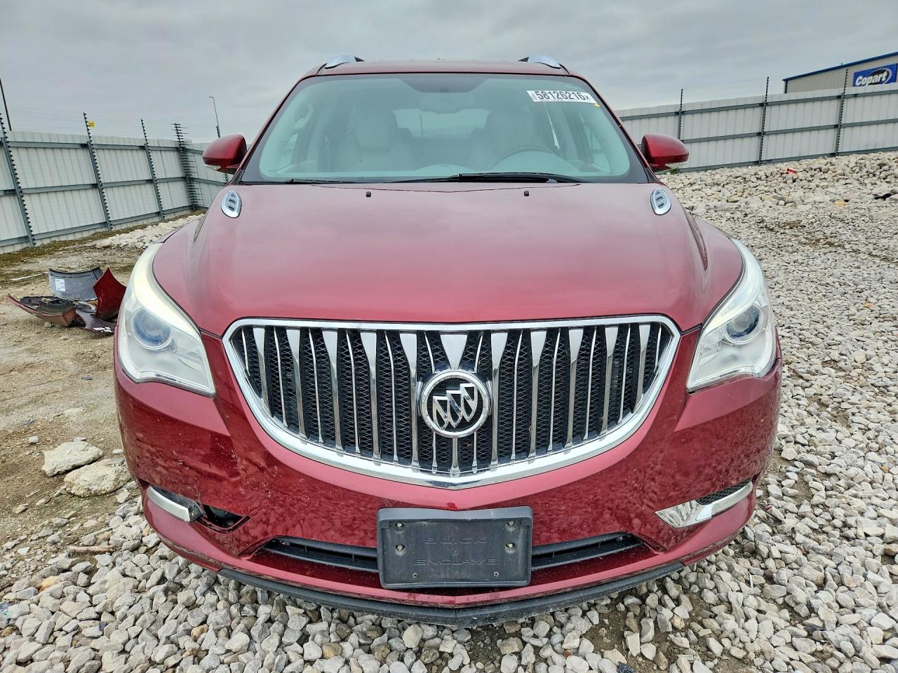 2015 Buick Enclave Maroon vin: 5GAKRBKD0FJ146557