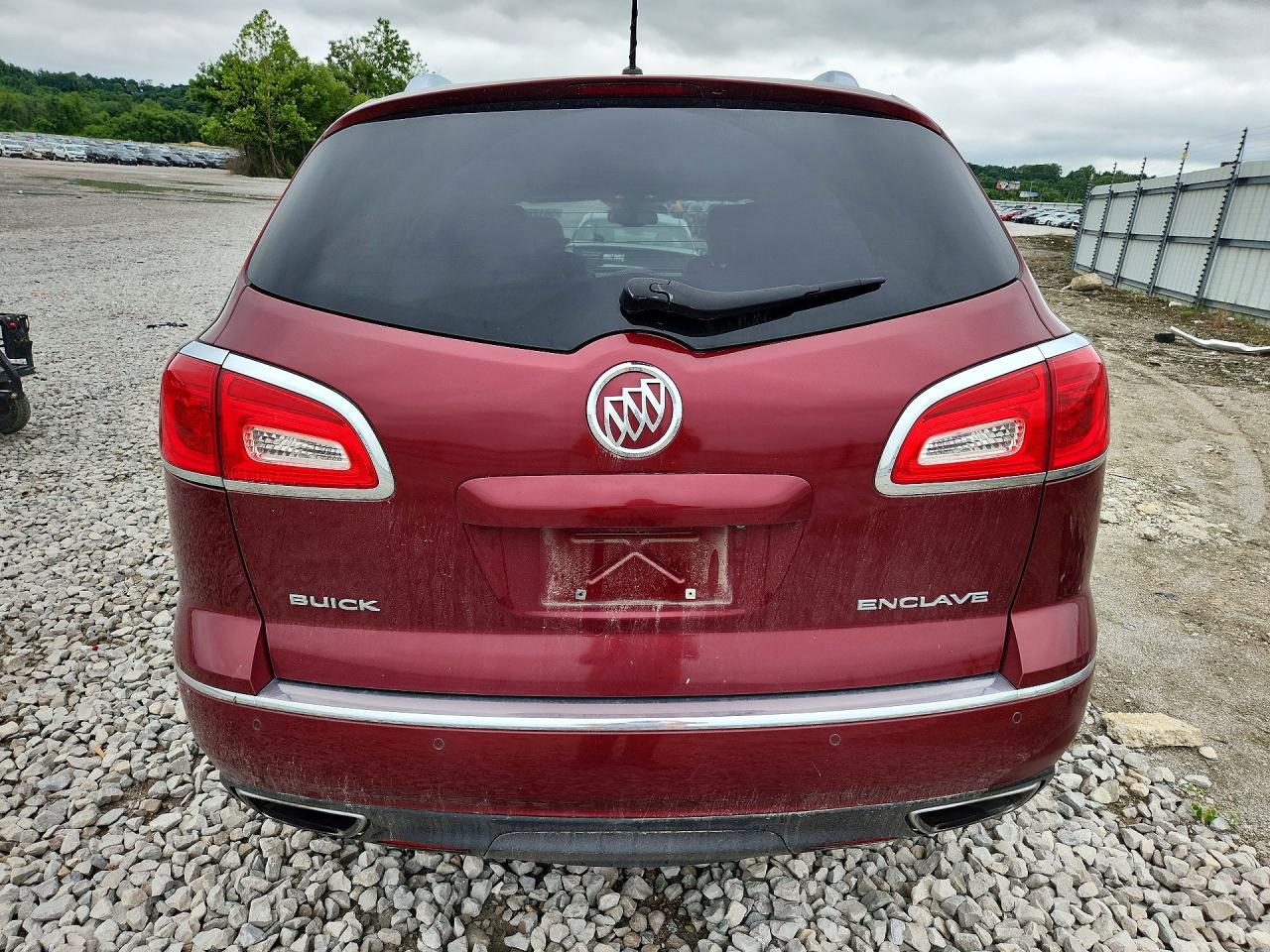 2015 Buick Enclave Maroon vin: 5GAKRBKD0FJ146557