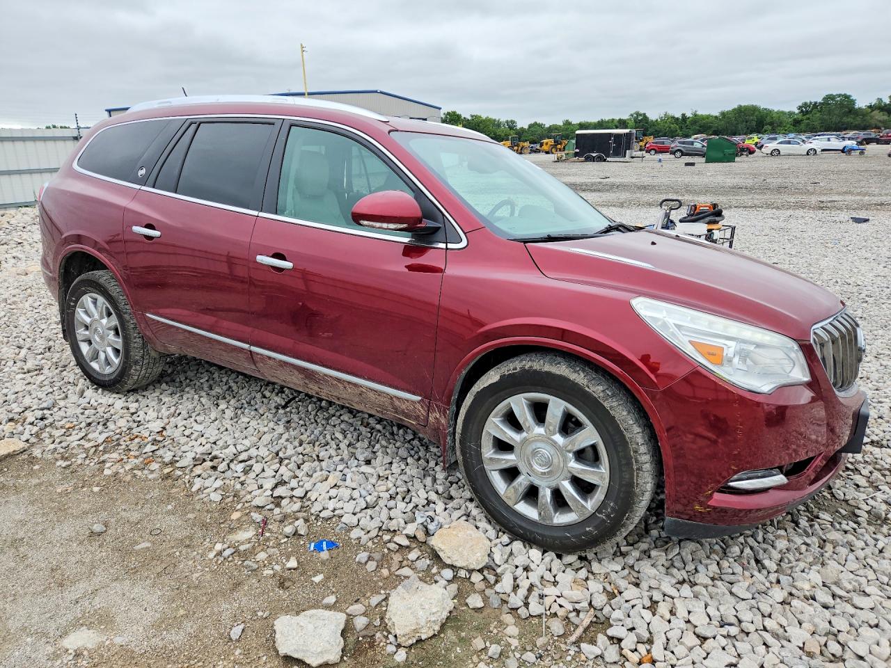 2015 Buick Enclave Maroon vin: 5GAKRBKD0FJ146557
