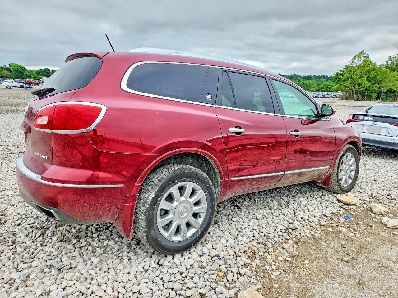 2015 Buick Enclave Maroon vin: 5GAKRBKD0FJ146557