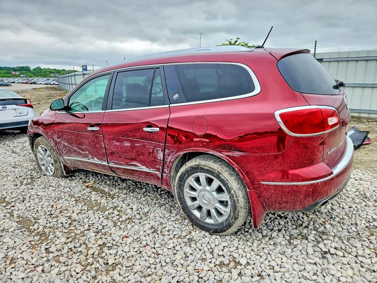 2015 Buick Enclave Maroon vin: 5GAKRBKD0FJ146557