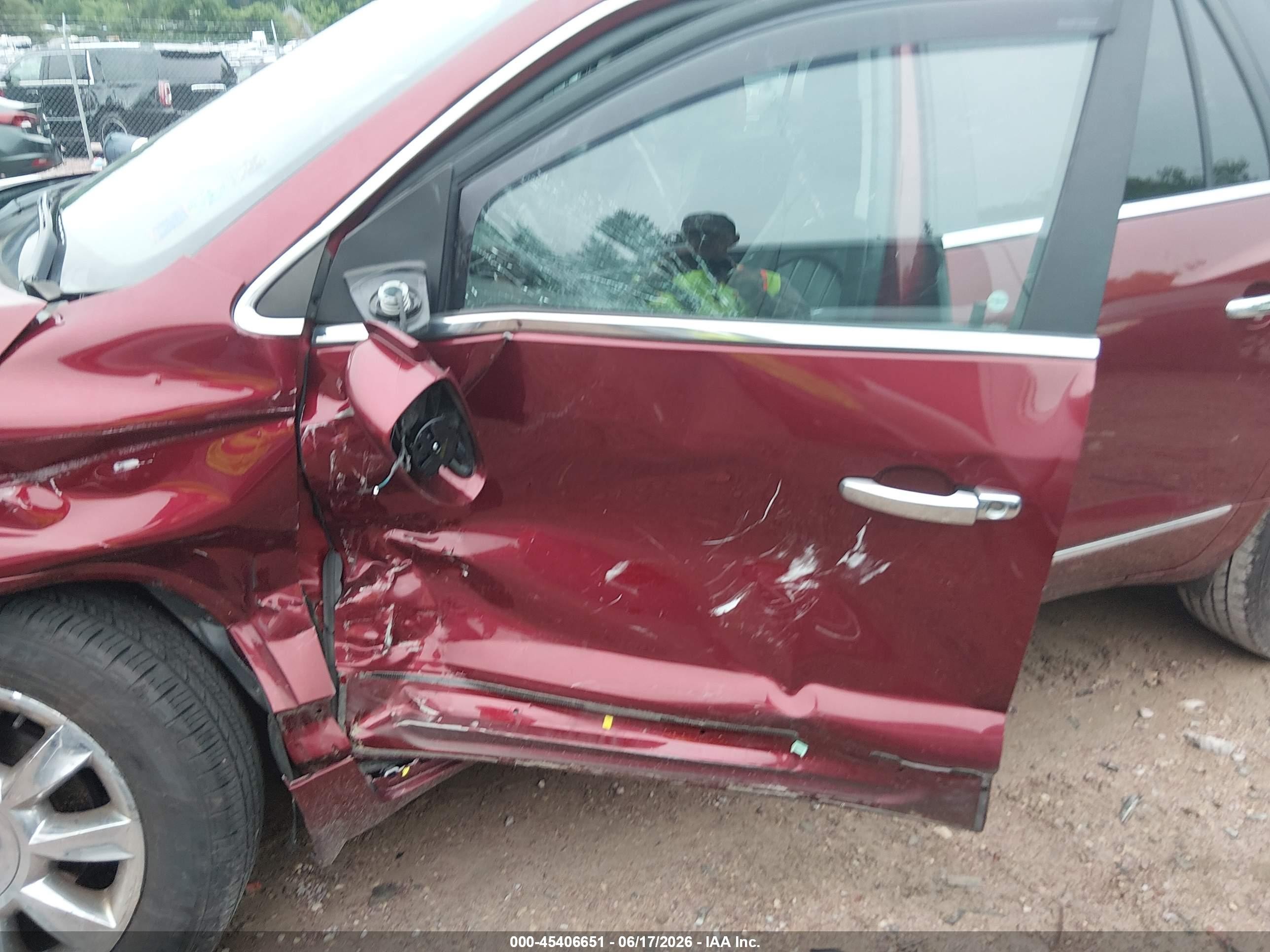 2015 Buick Enclave Leather Maroon vin: 5GAKRBKD0FJ153413