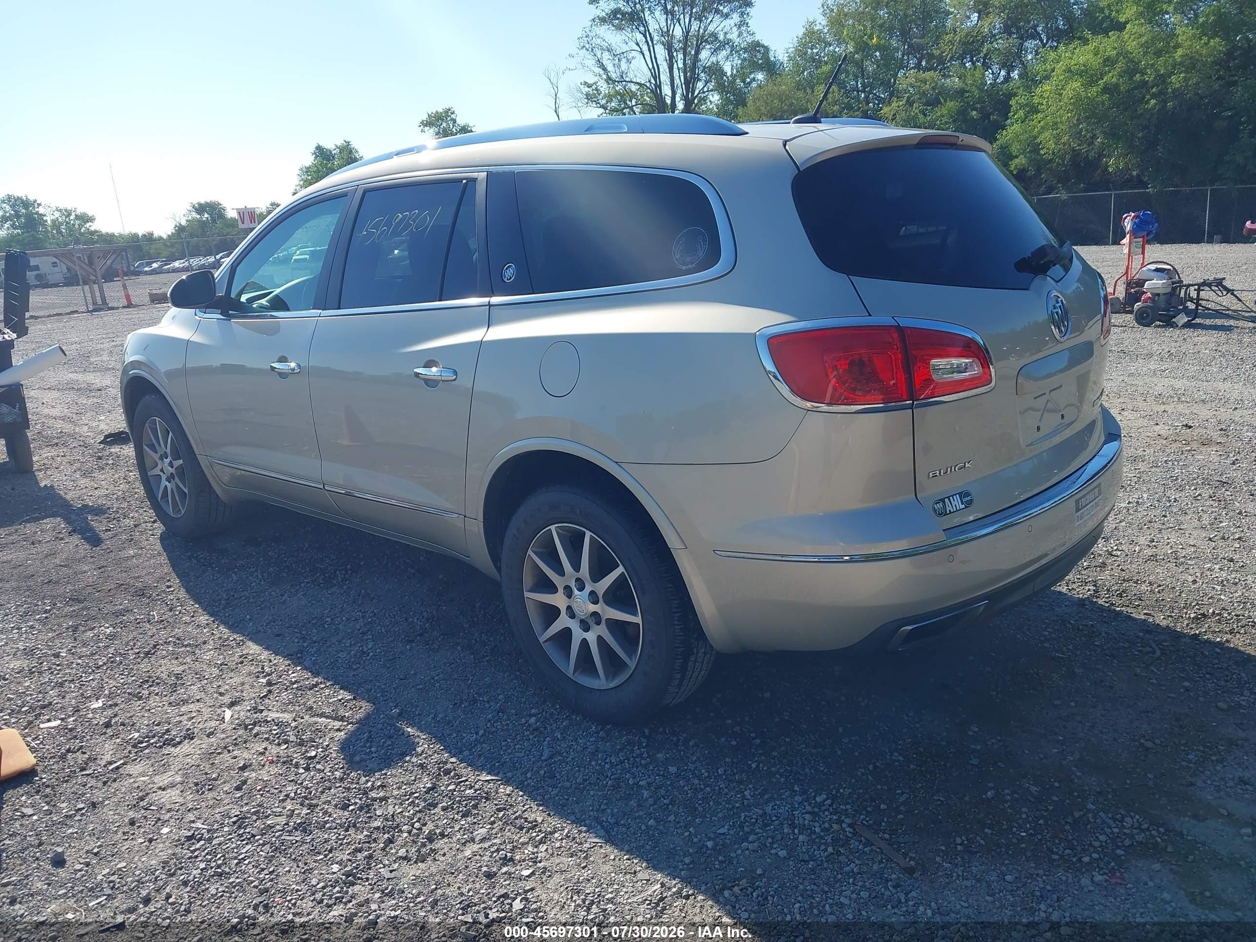 2015 Buick Enclave Leather Tan vin: 5GAKRBKD0FJ275494