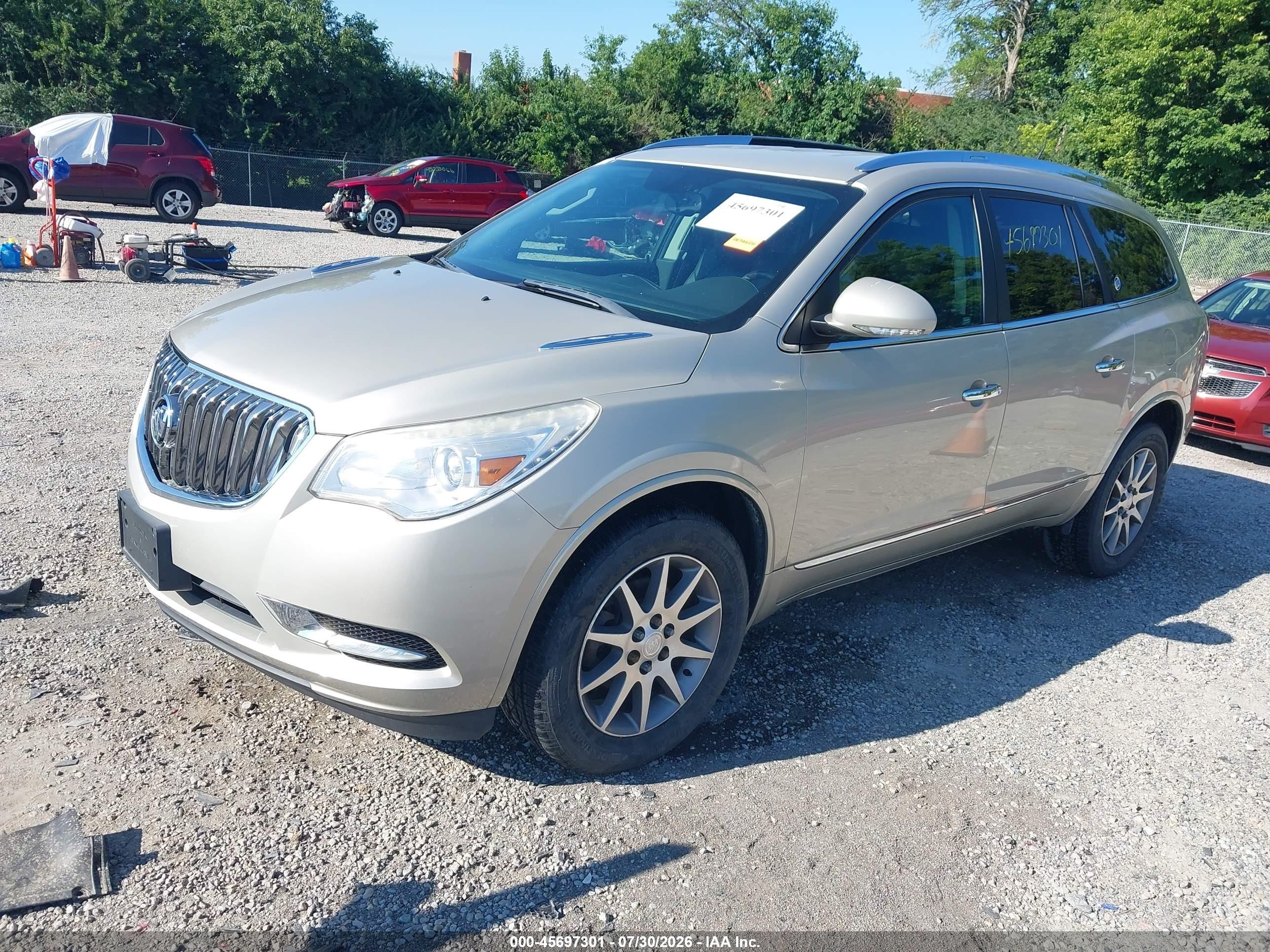 2015 Buick Enclave Leather Tan vin: 5GAKRBKD0FJ275494