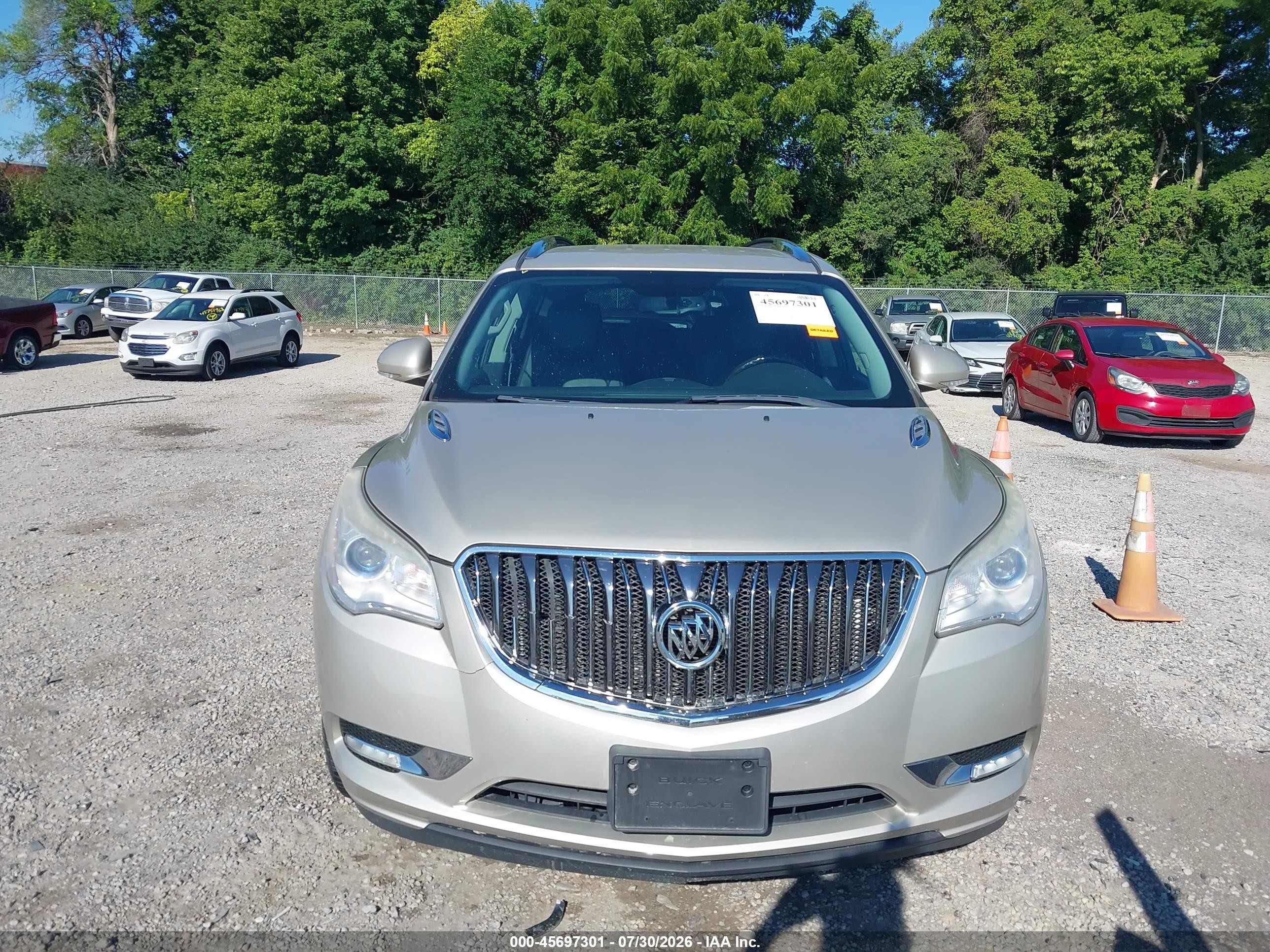 2015 Buick Enclave Leather Tan vin: 5GAKRBKD0FJ275494