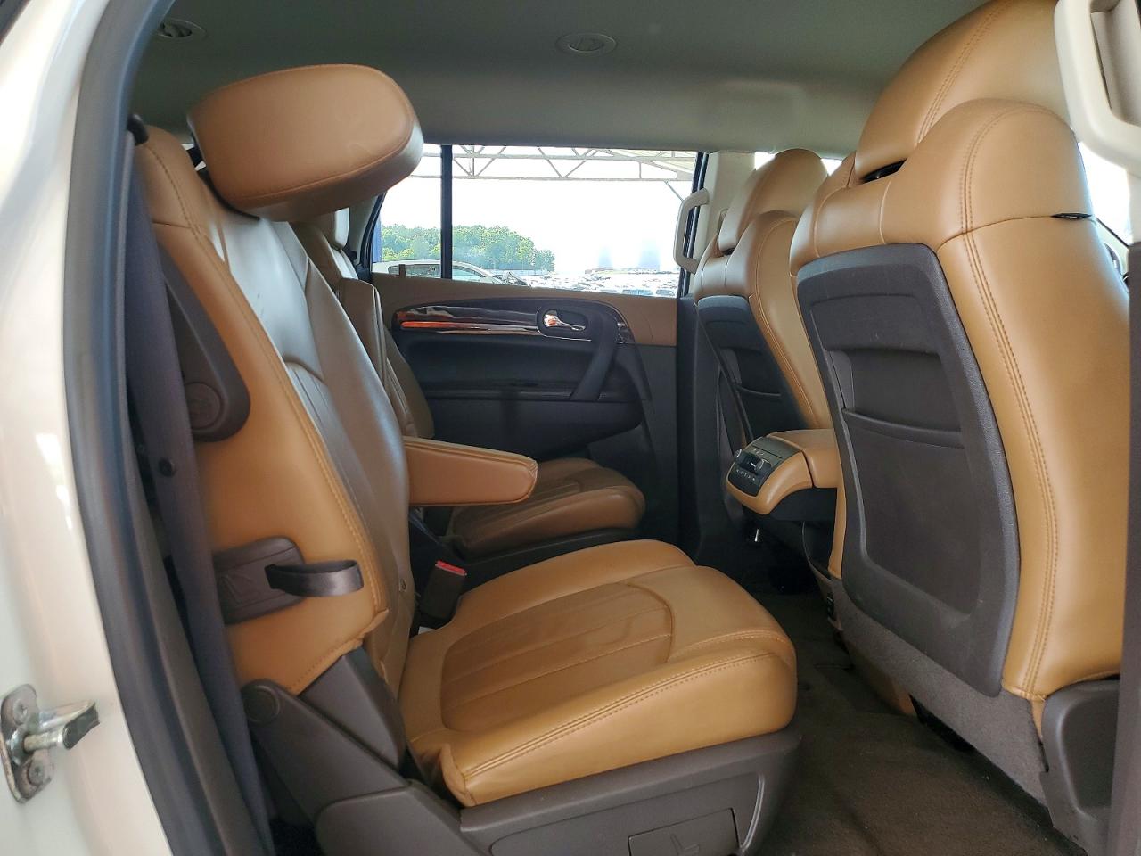 2015 Buick Enclave White vin: 5GAKRBKD0FJ282848