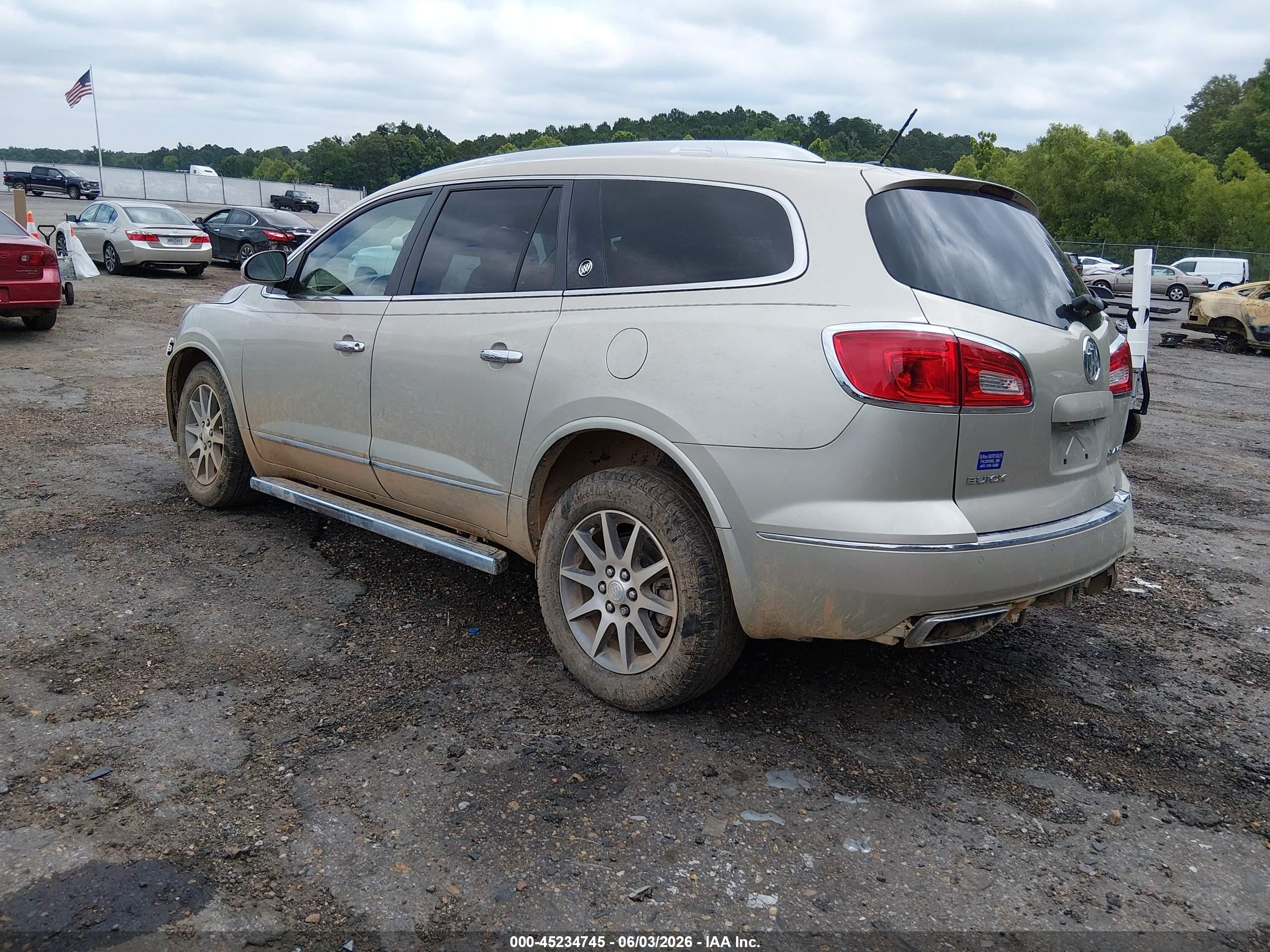 2015 Buick Enclave Leather Beige vin: 5GAKRBKD0FJ295518