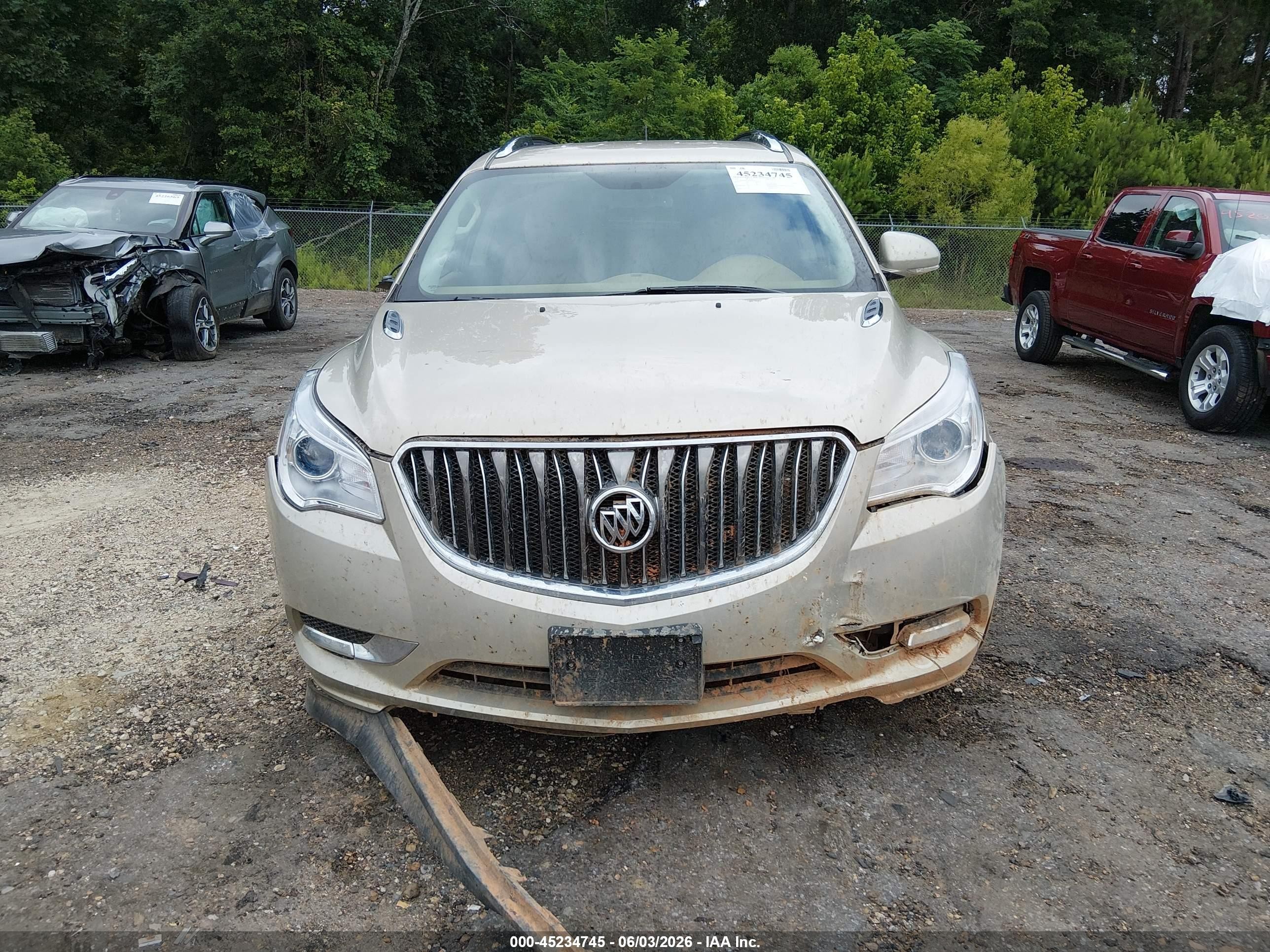 2015 Buick Enclave Leather Beige vin: 5GAKRBKD0FJ295518