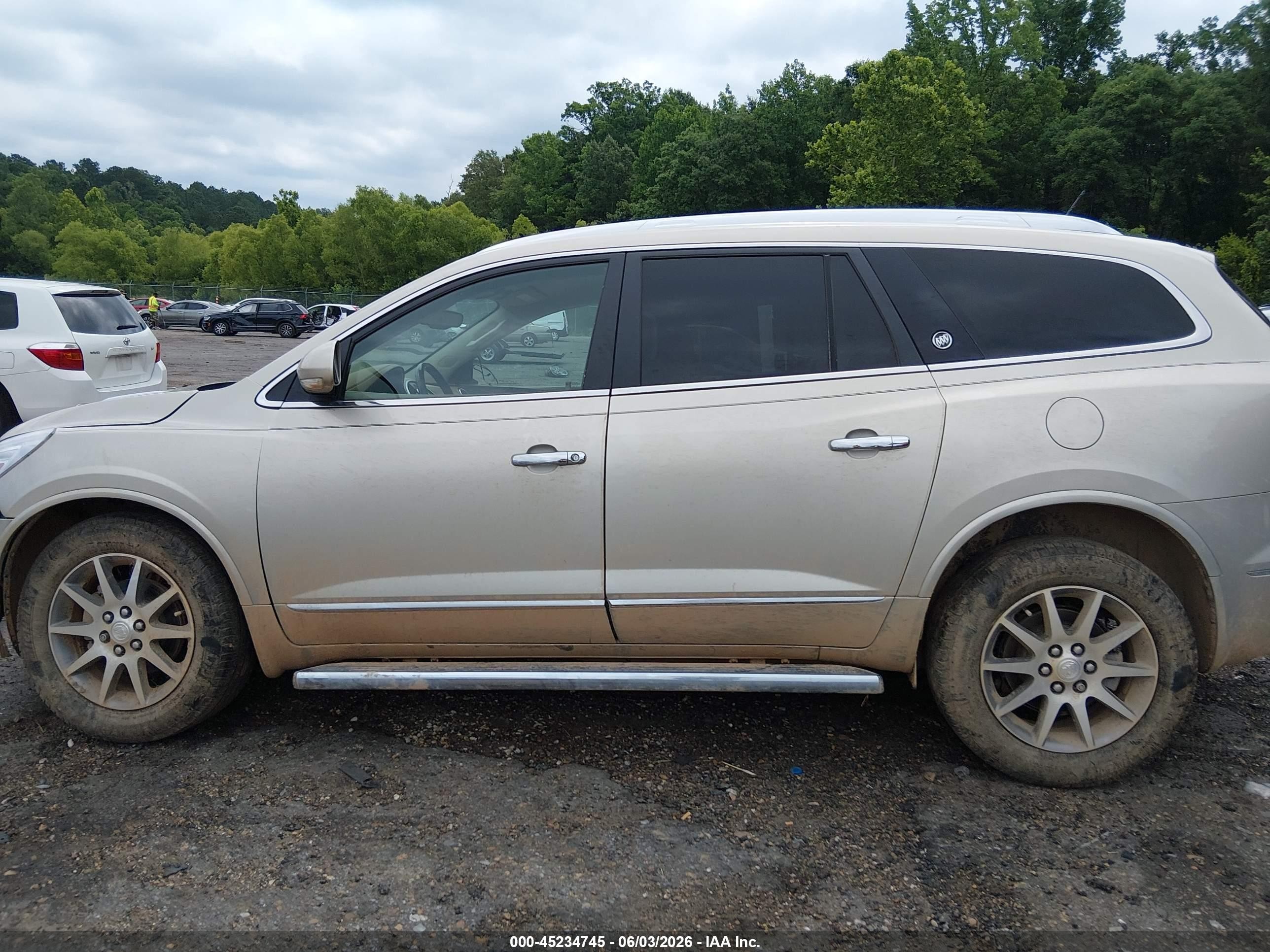 2015 Buick Enclave Leather Beige vin: 5GAKRBKD0FJ295518