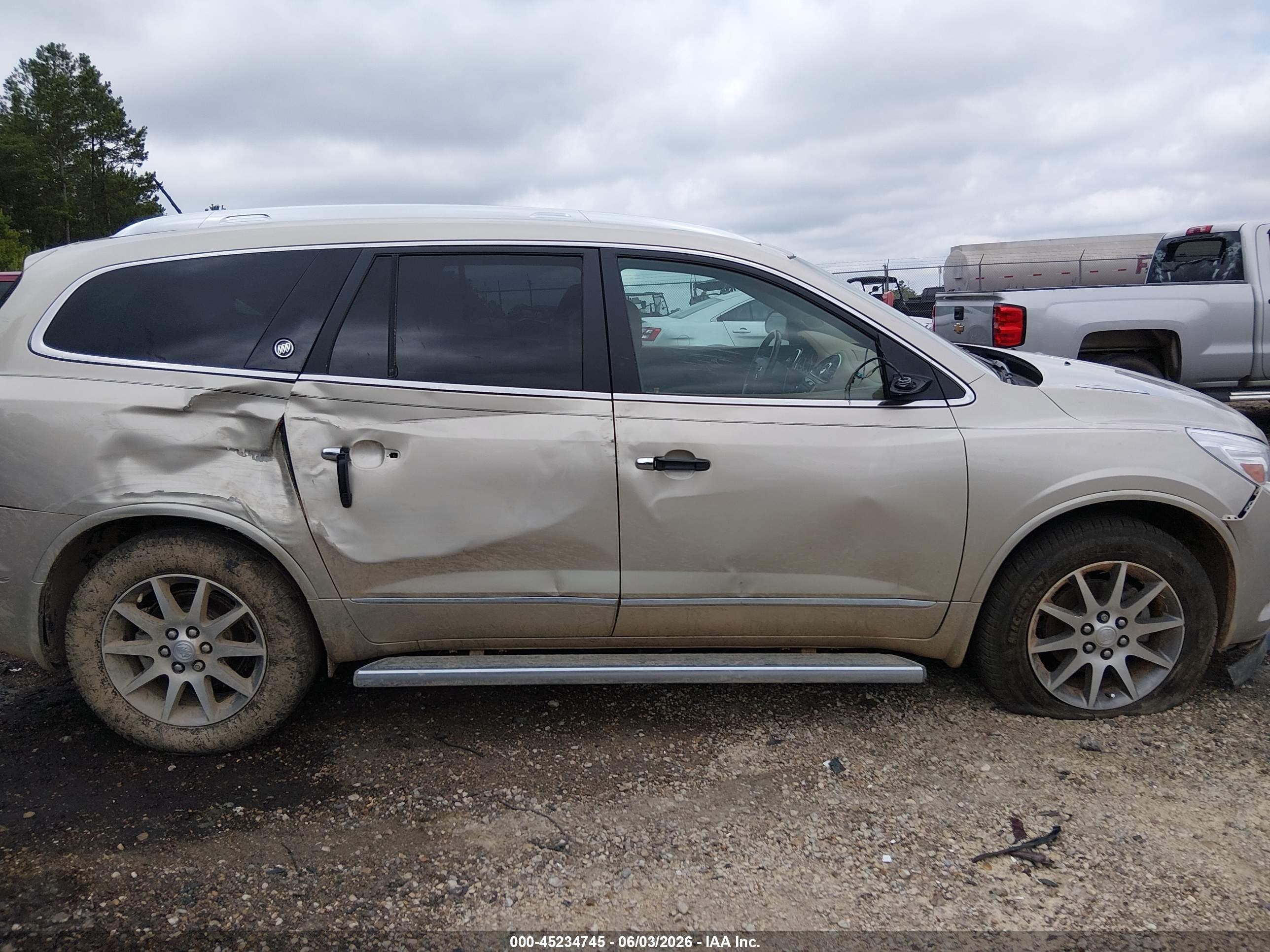 2015 Buick Enclave Leather Beige vin: 5GAKRBKD0FJ295518