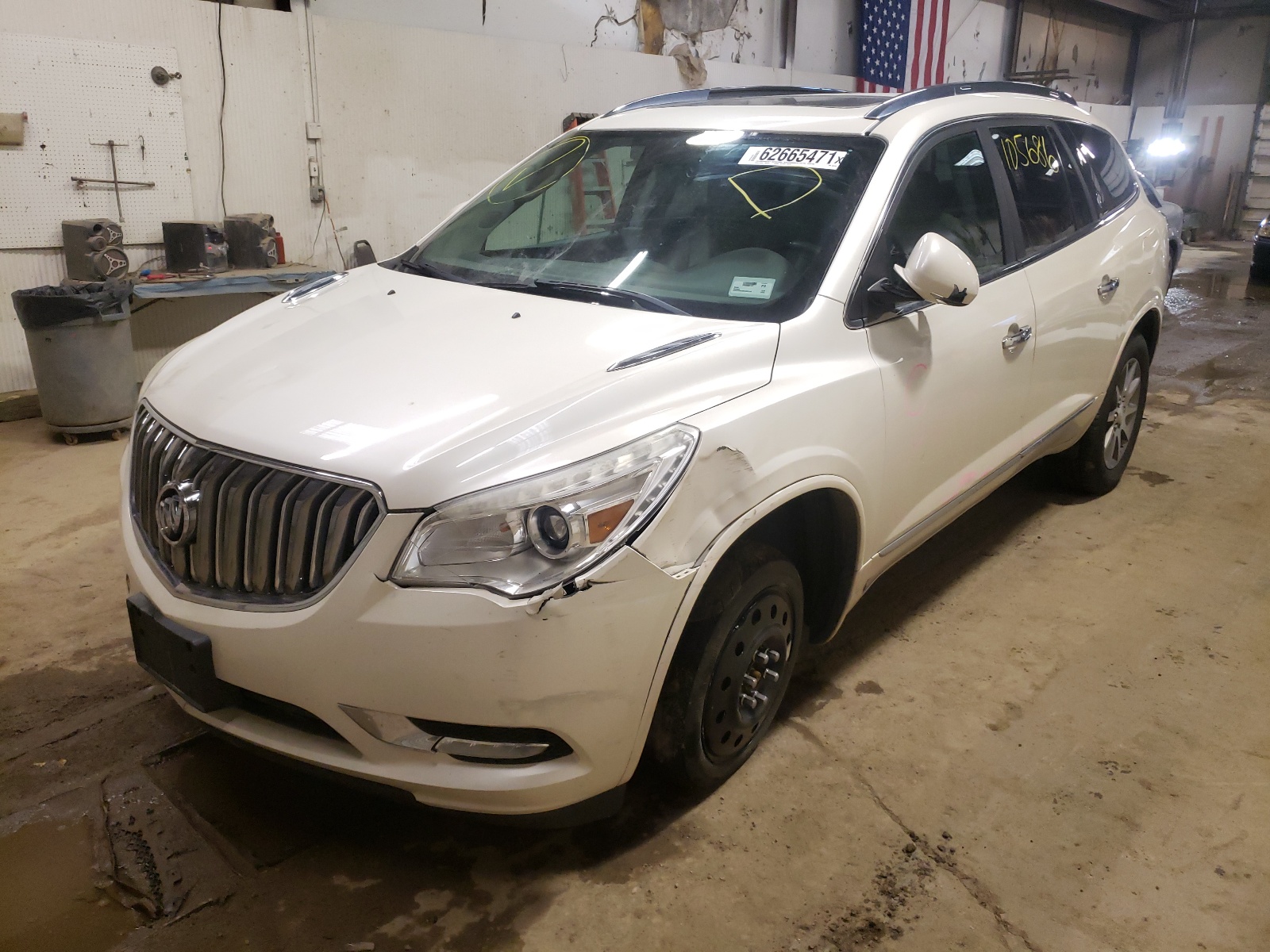 2015 Buick Enclave  Белый vin: 5GAKRBKD0FJ302743