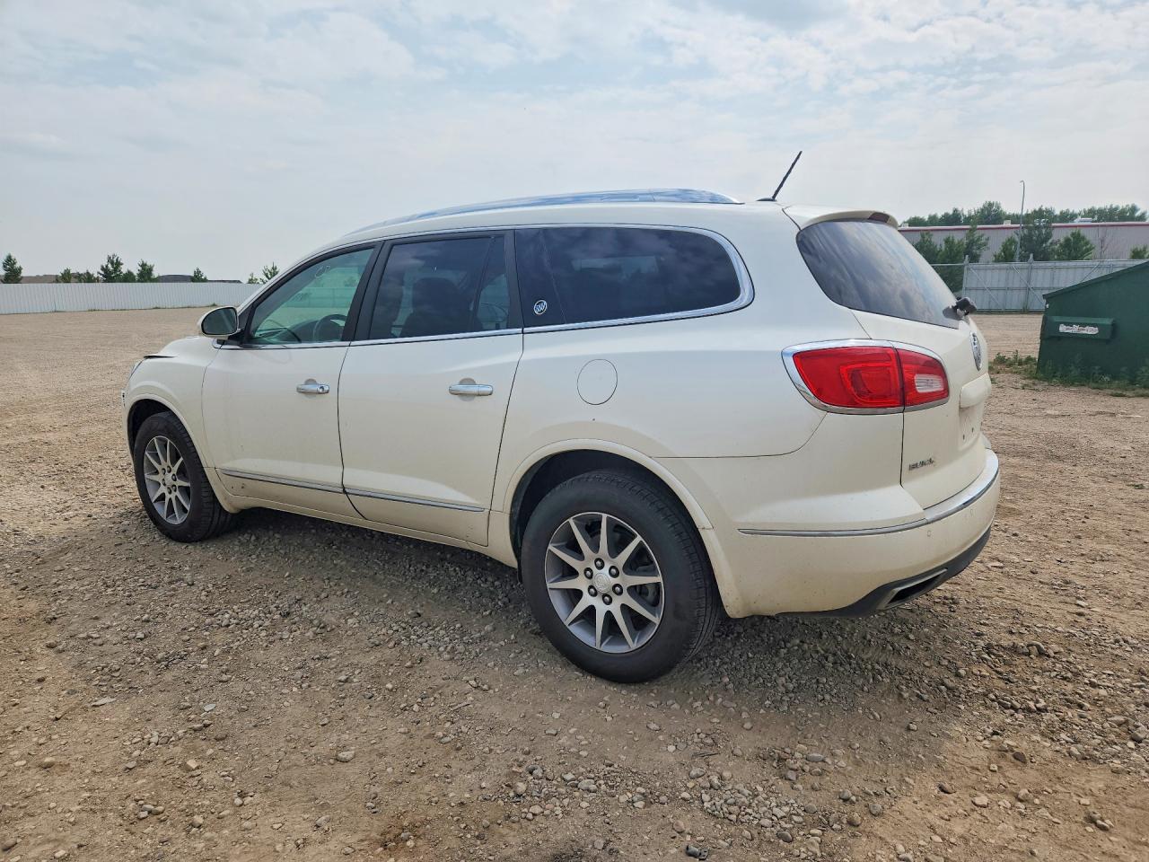 2015 Buick Enclave White vin: 5GAKRBKD0FJ302743