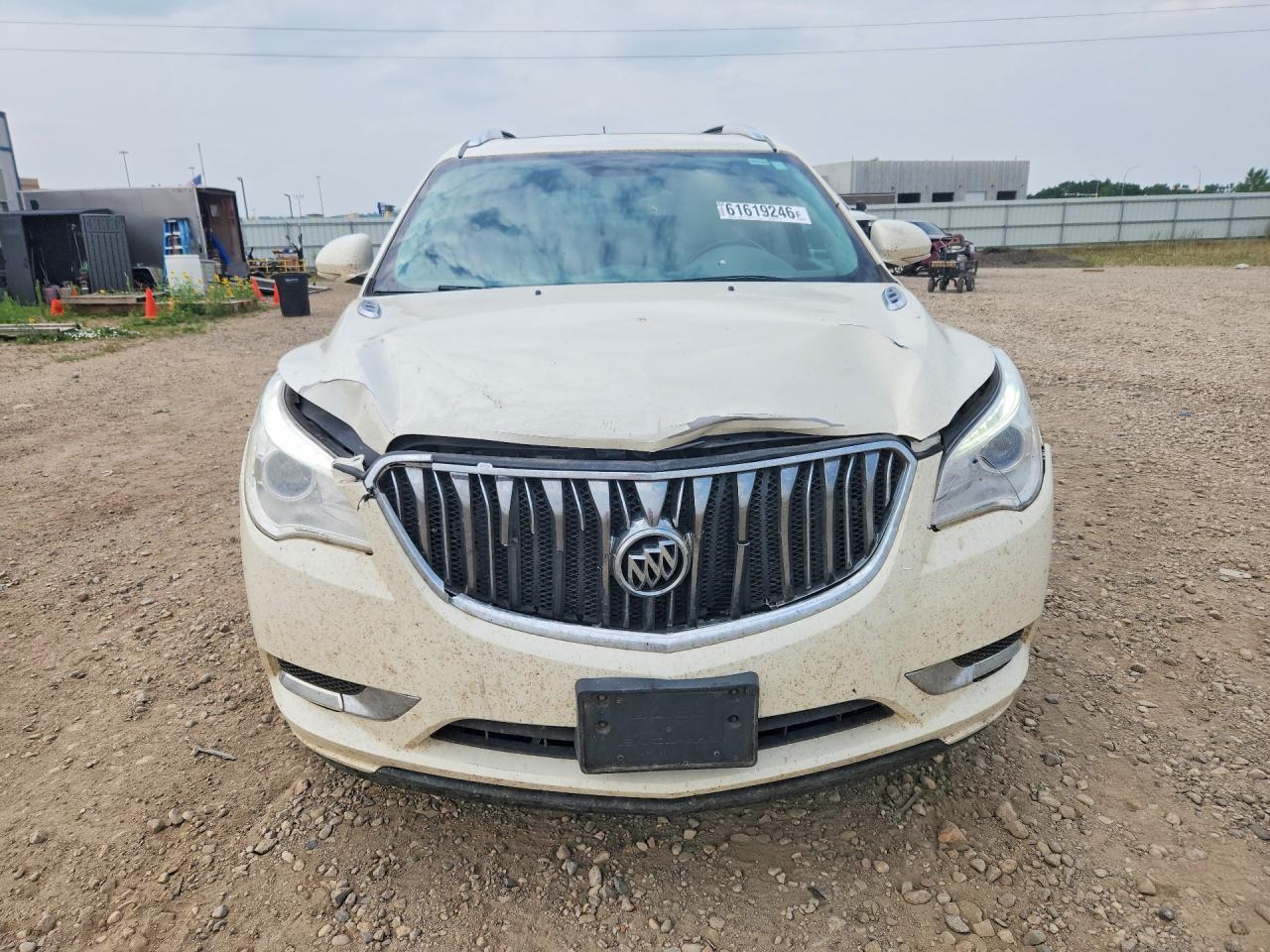 2015 Buick Enclave White vin: 5GAKRBKD0FJ302743