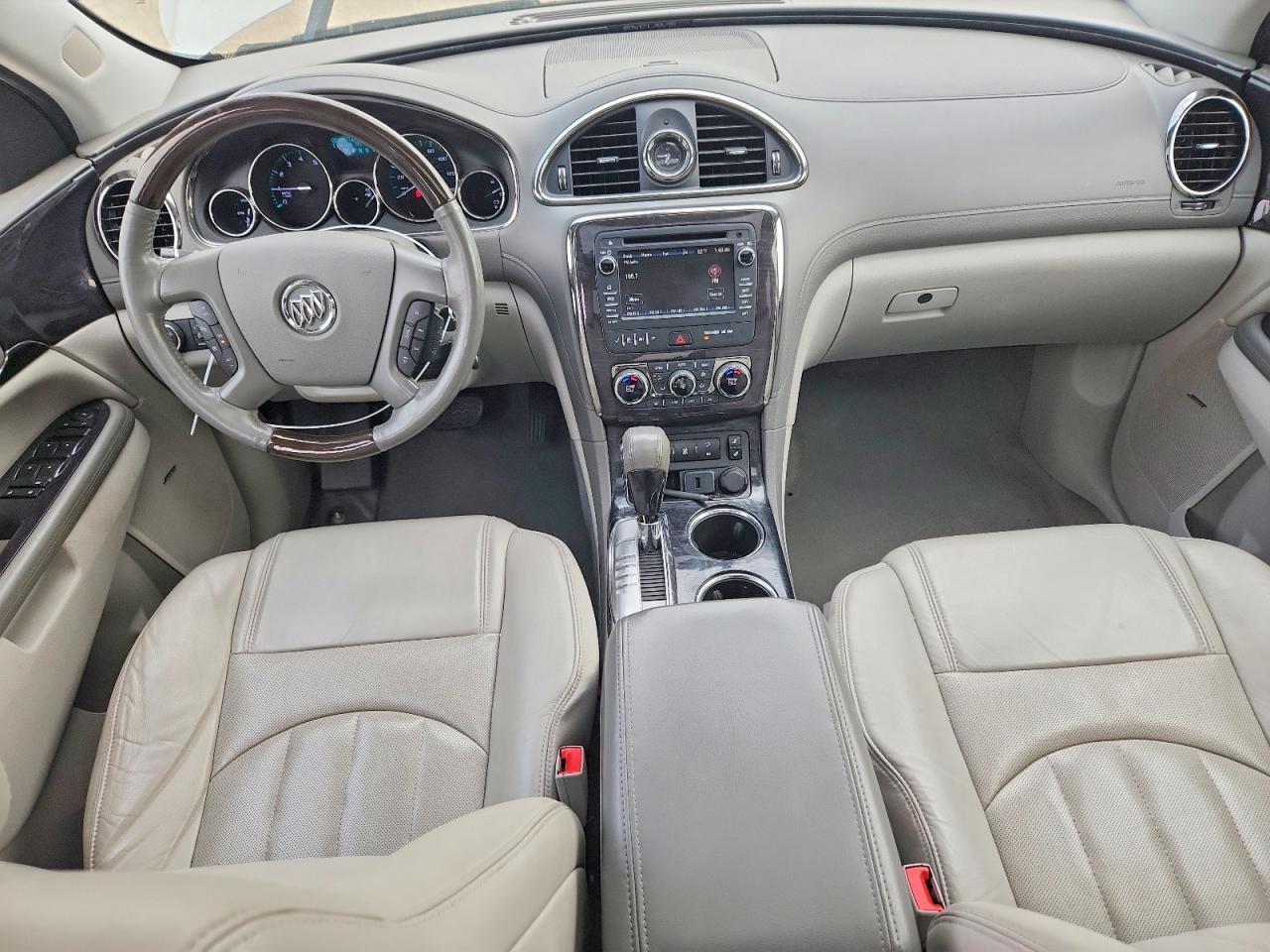 2015 Buick Enclave White vin: 5GAKRBKD0FJ302743