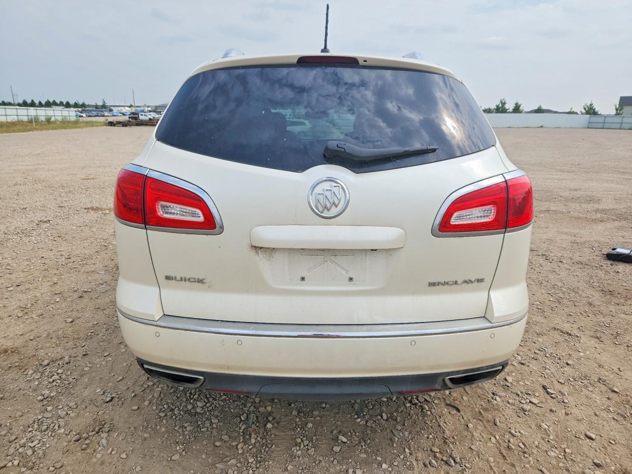 2015 Buick Enclave White vin: 5GAKRBKD0FJ302743