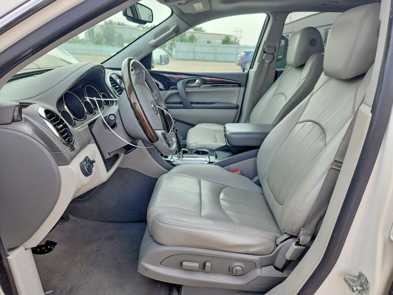 2015 Buick Enclave White vin: 5GAKRBKD0FJ302743