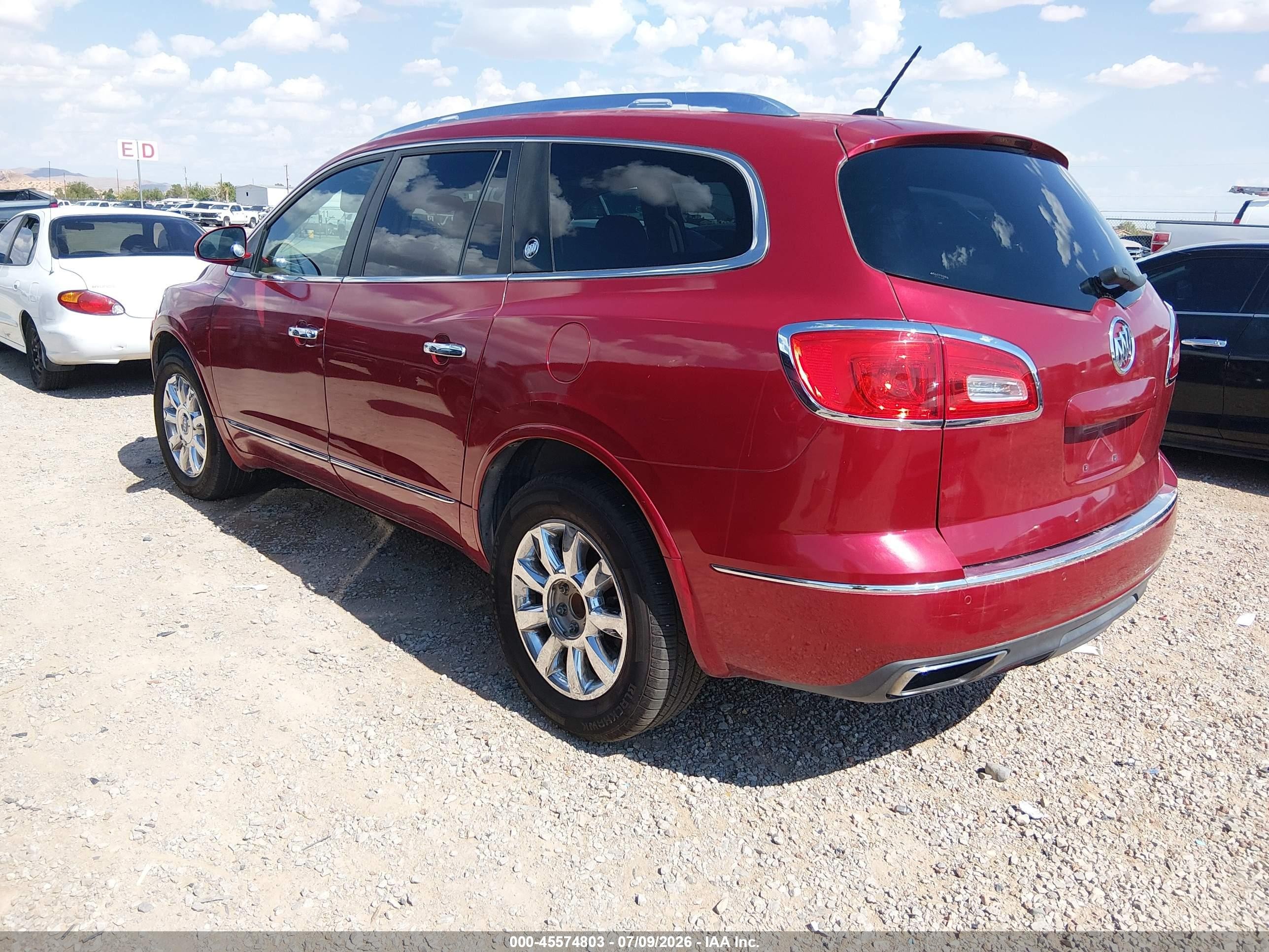 2014 Buick Enclave Leather Maroon vin: 5GAKRBKD1EJ161907