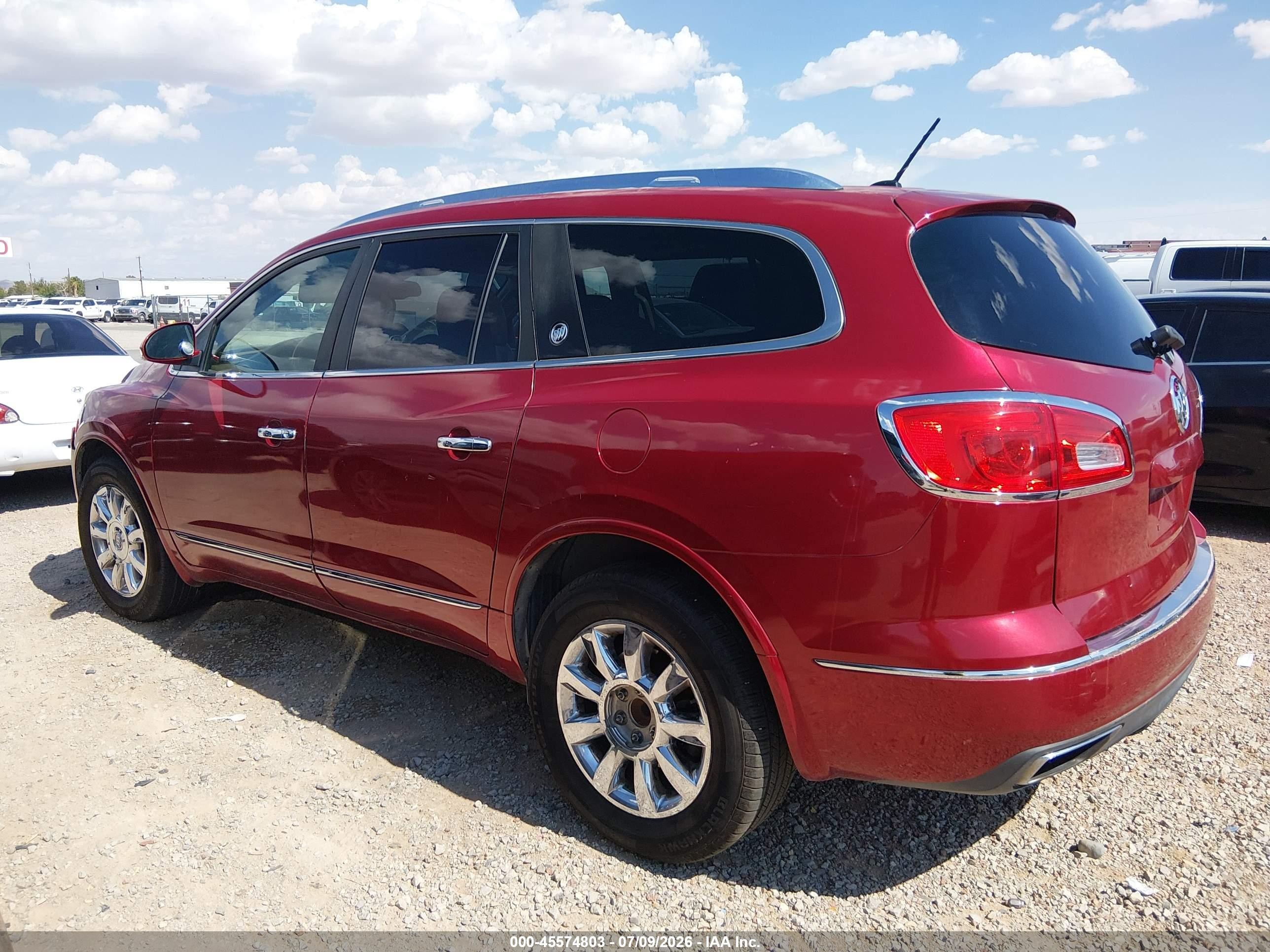 2014 Buick Enclave Leather Maroon vin: 5GAKRBKD1EJ161907