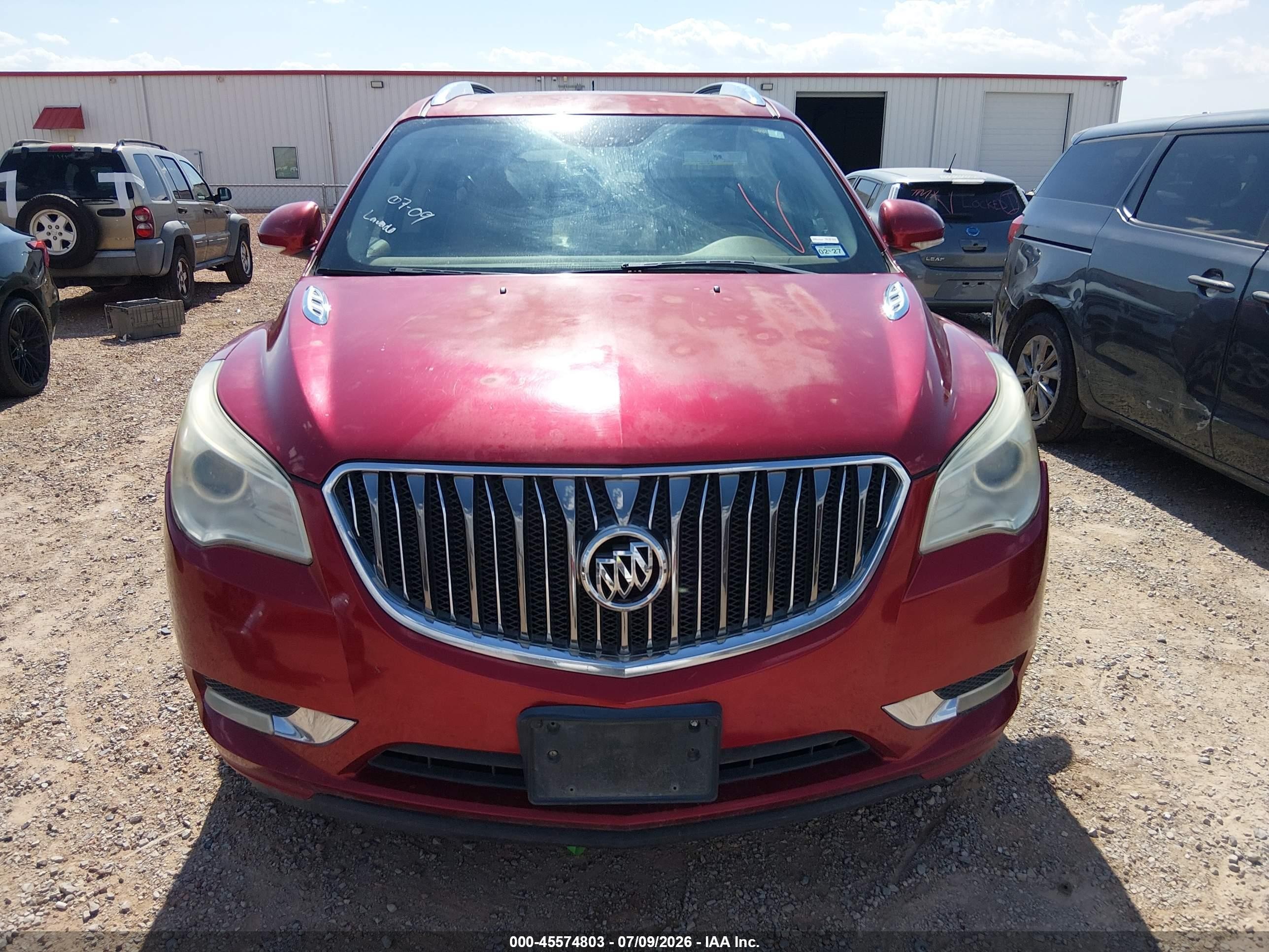 2014 Buick Enclave Leather Maroon vin: 5GAKRBKD1EJ161907