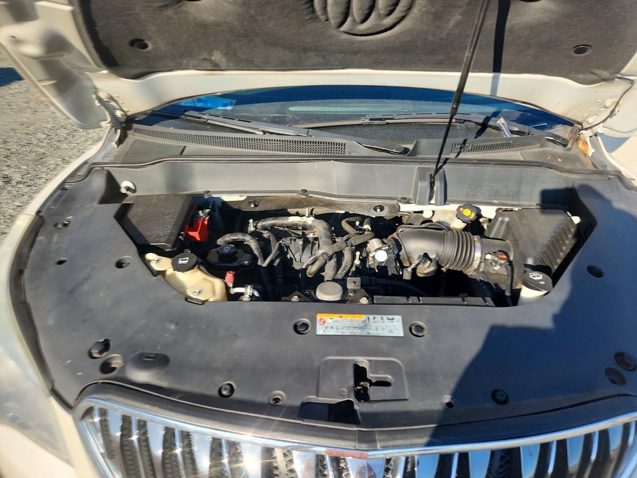 2014 Buick Enclave White vin: 5GAKRBKD1EJ249517