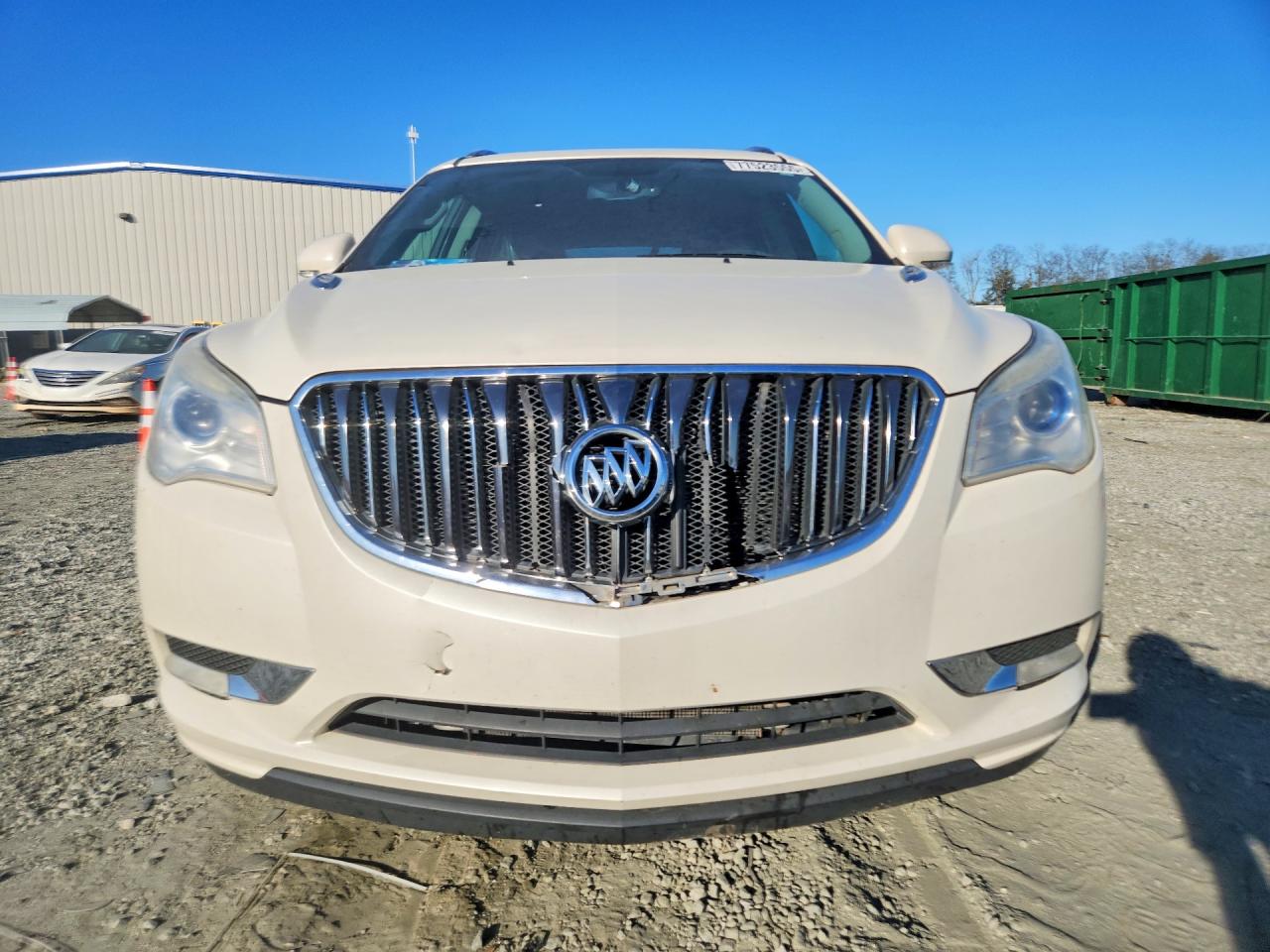 2014 Buick Enclave White vin: 5GAKRBKD1EJ249517
