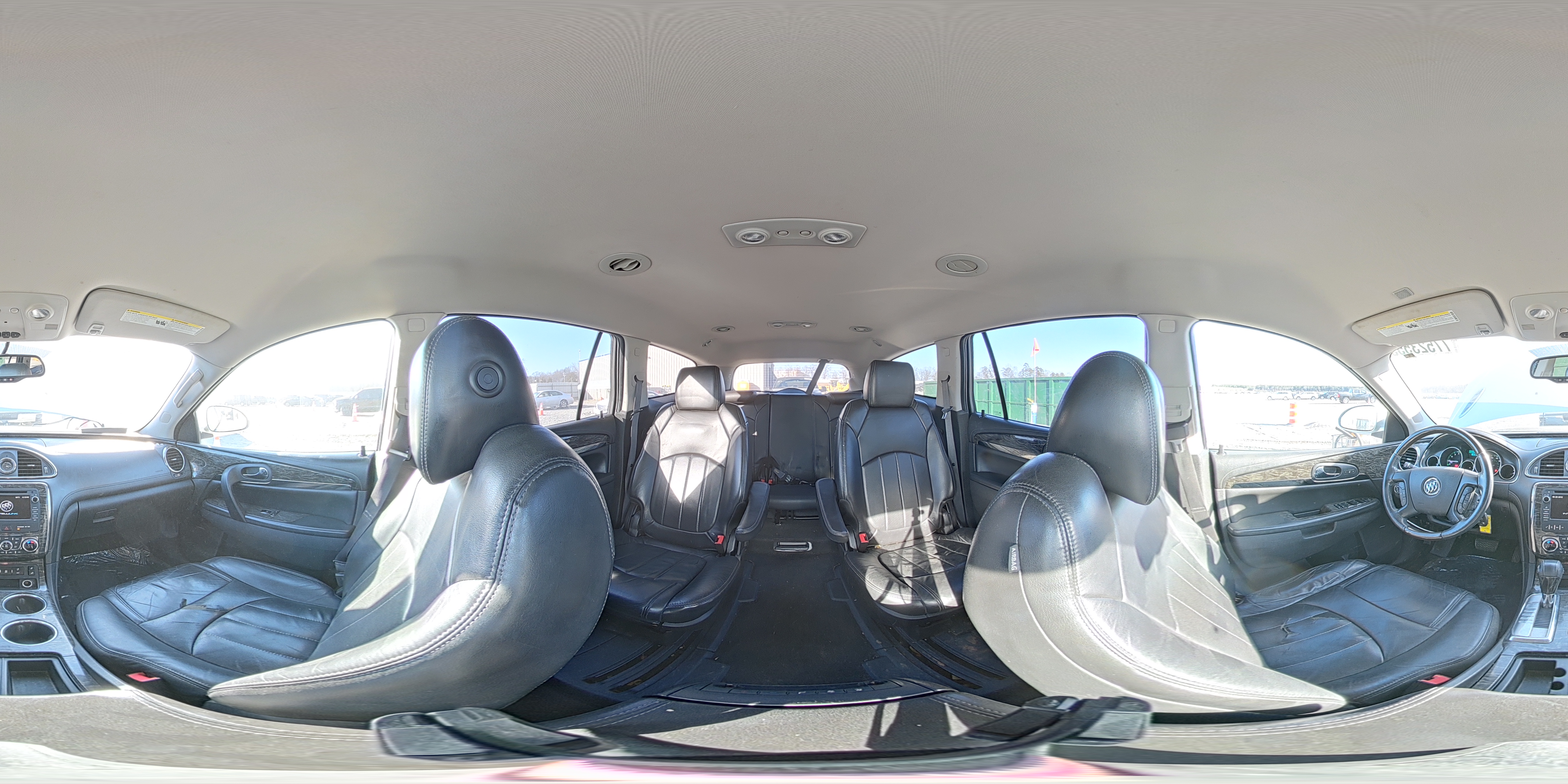 2014 Buick Enclave White vin: 5GAKRBKD1EJ249517