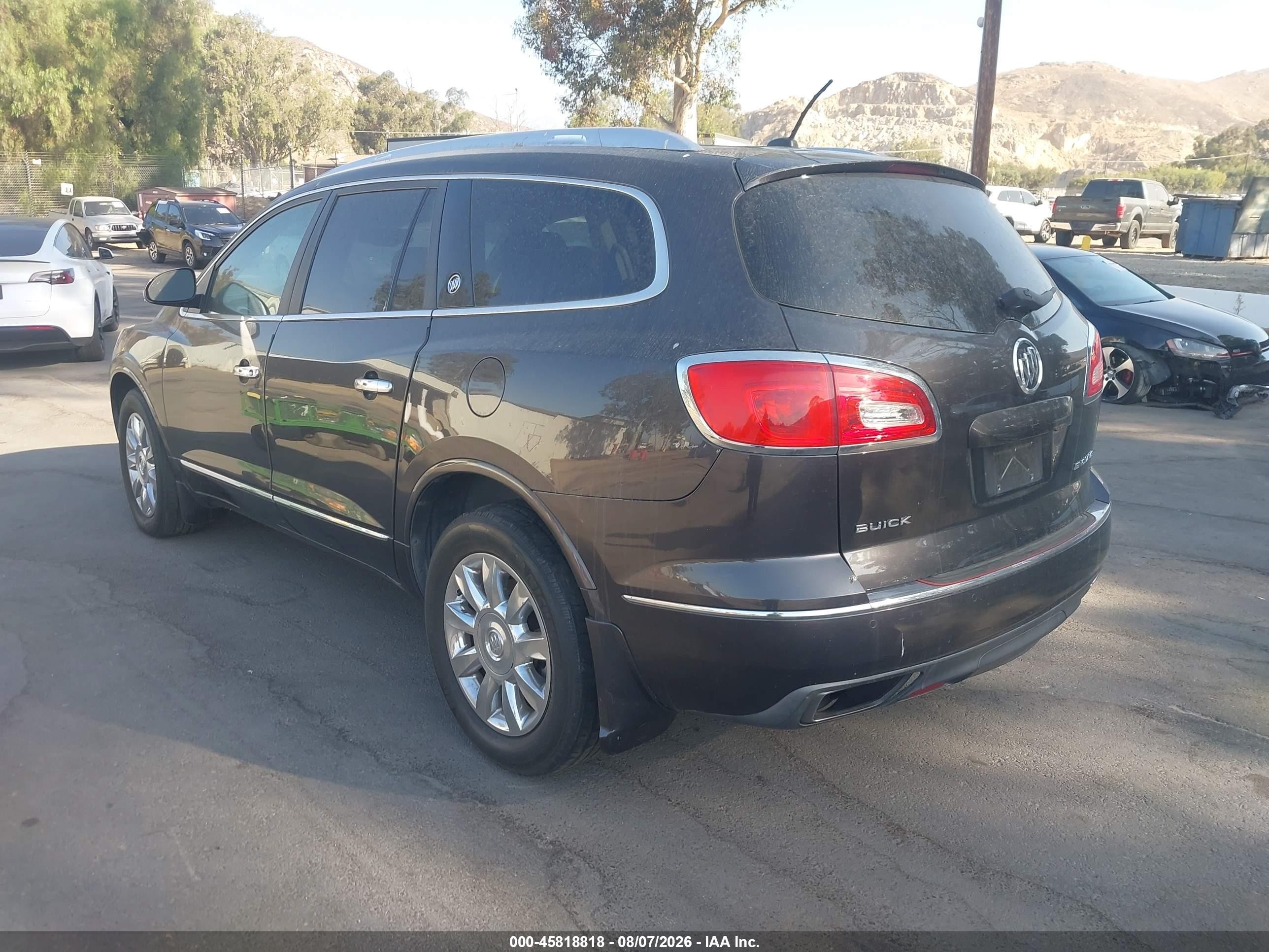 2014 Buick Enclave Leather Gray vin: 5GAKRBKD1EJ344322