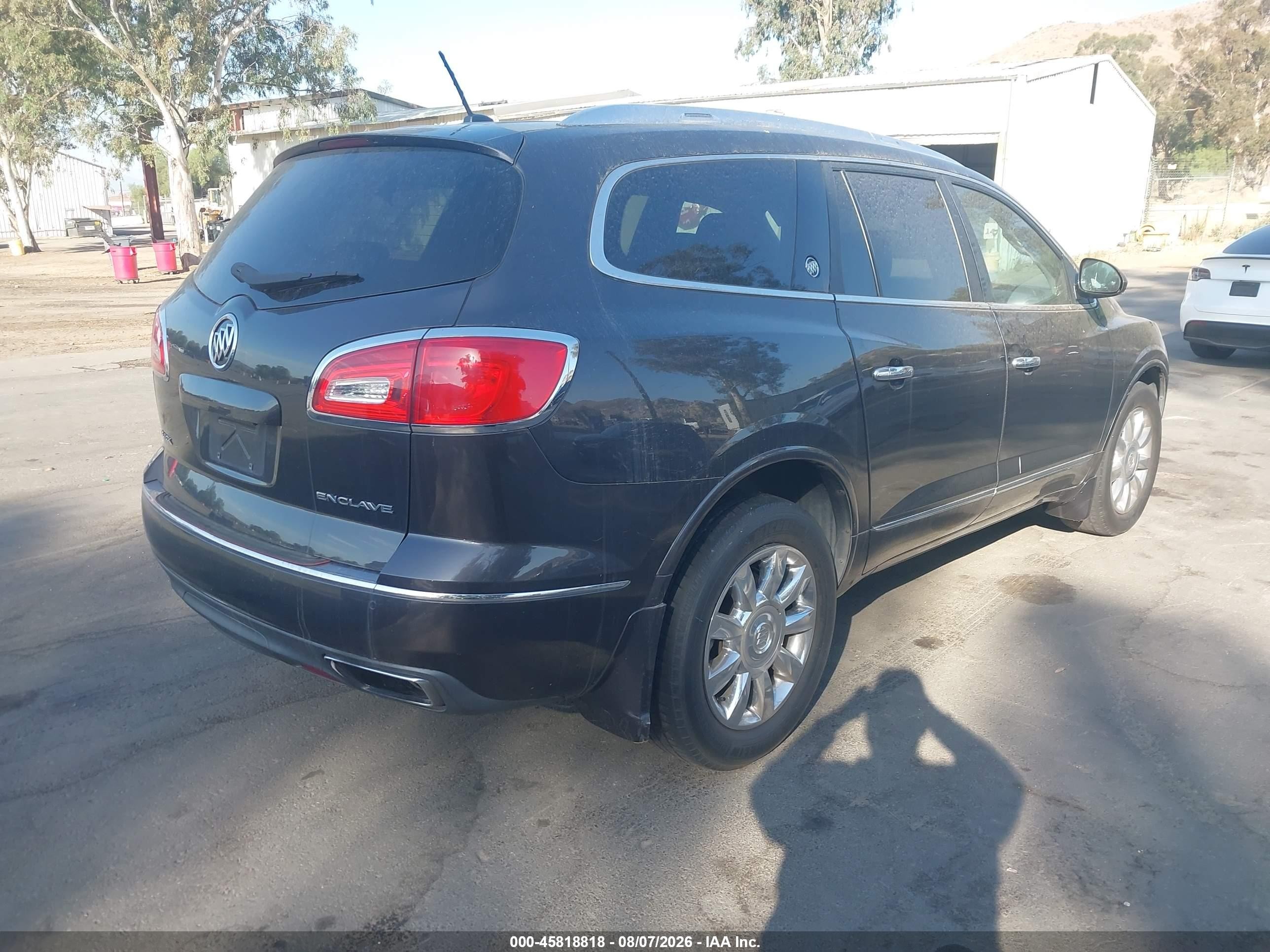 2014 Buick Enclave Leather Gray vin: 5GAKRBKD1EJ344322