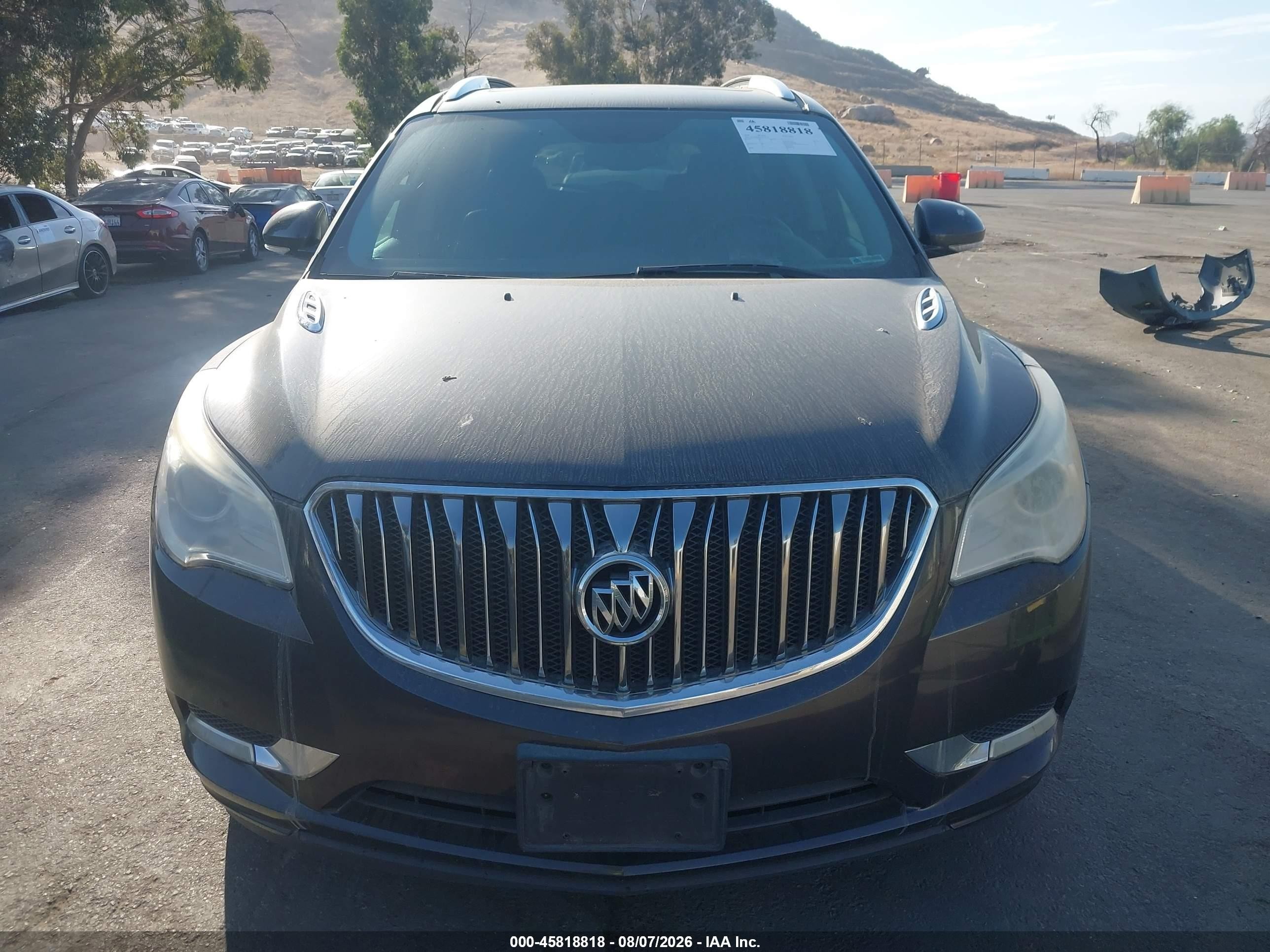 2014 Buick Enclave Leather Gray vin: 5GAKRBKD1EJ344322