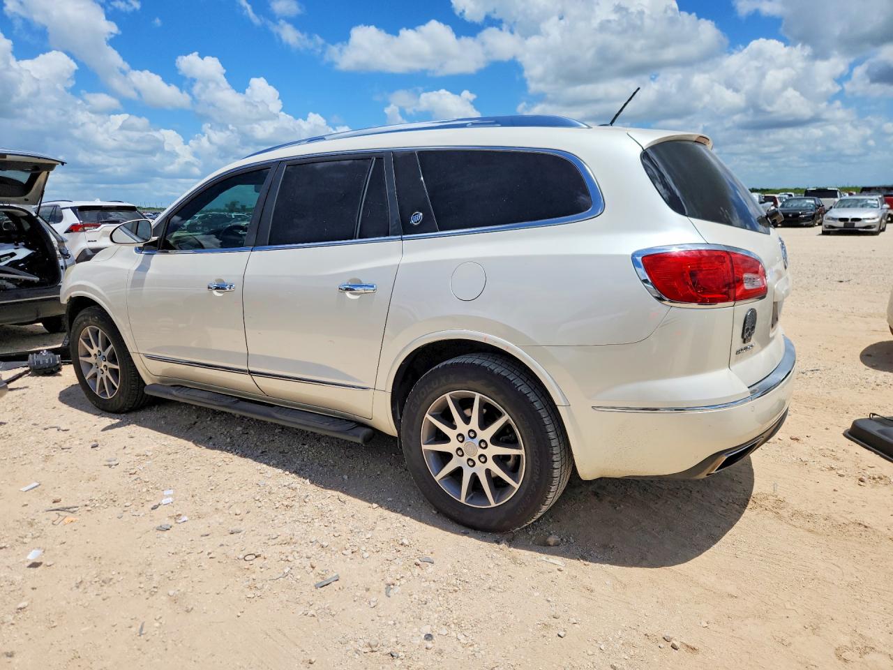 2014 Buick Enclave Белый vin: 5GAKRBKD1EJ344465
