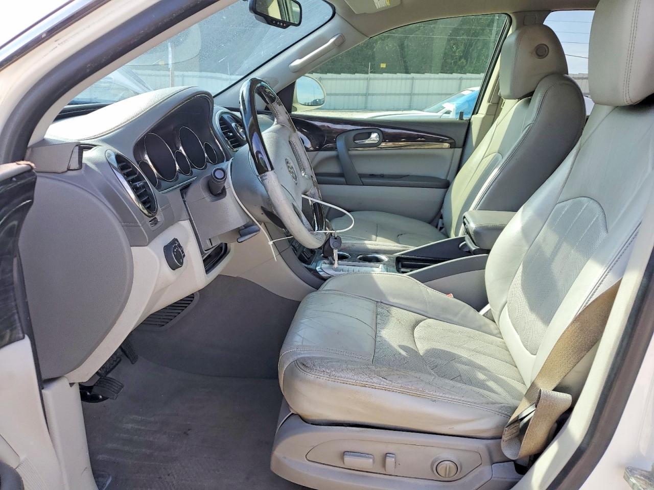 2015 Buick Enclave White vin: 5GAKRBKD1FJ105287