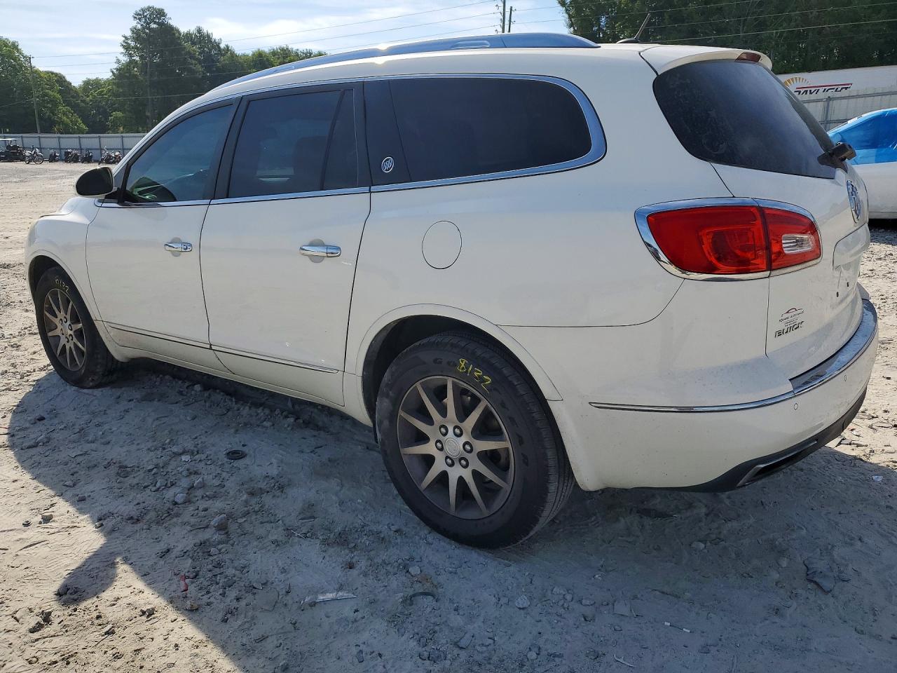 2015 Buick Enclave White vin: 5GAKRBKD1FJ105287