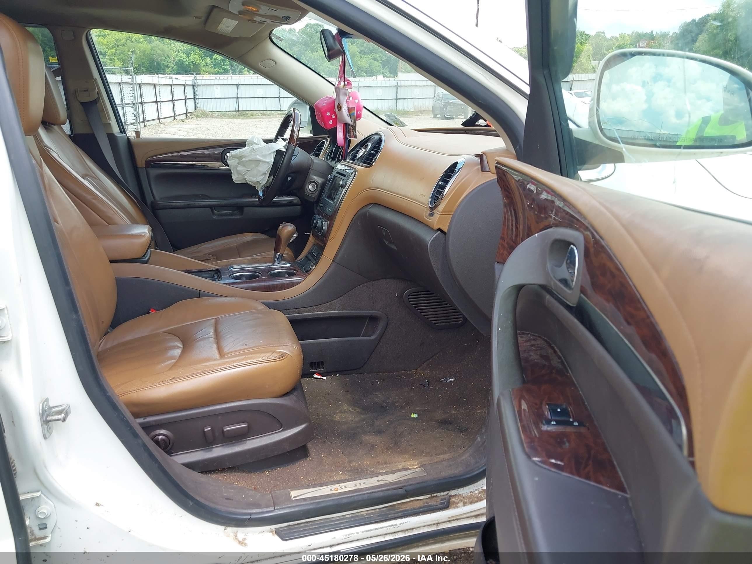 2015 Buick Enclave Leather White vin: 5GAKRBKD1FJ259921
